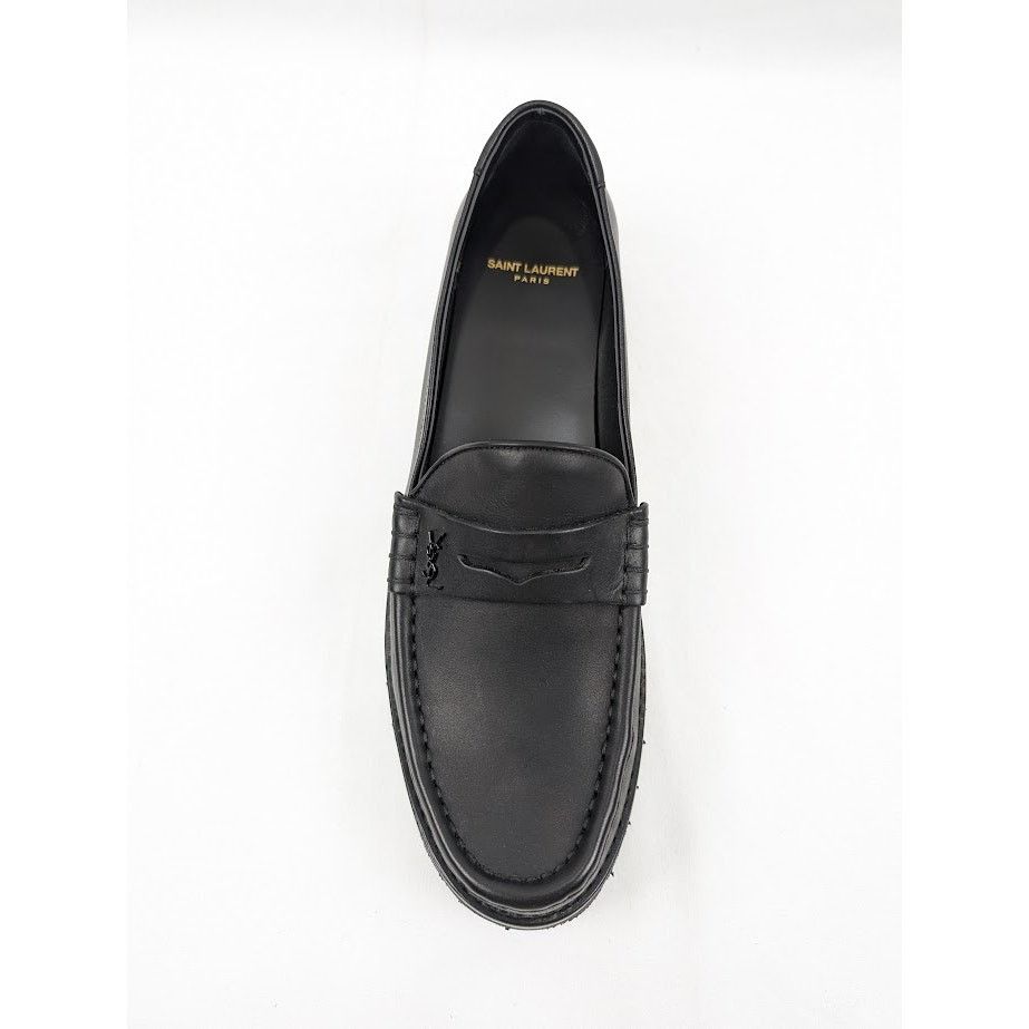 Saint Laurent Paris o1rshd1 Mag 15 Moccasin in Nero Size US 12 / EU 45 - 6 Thumbnail