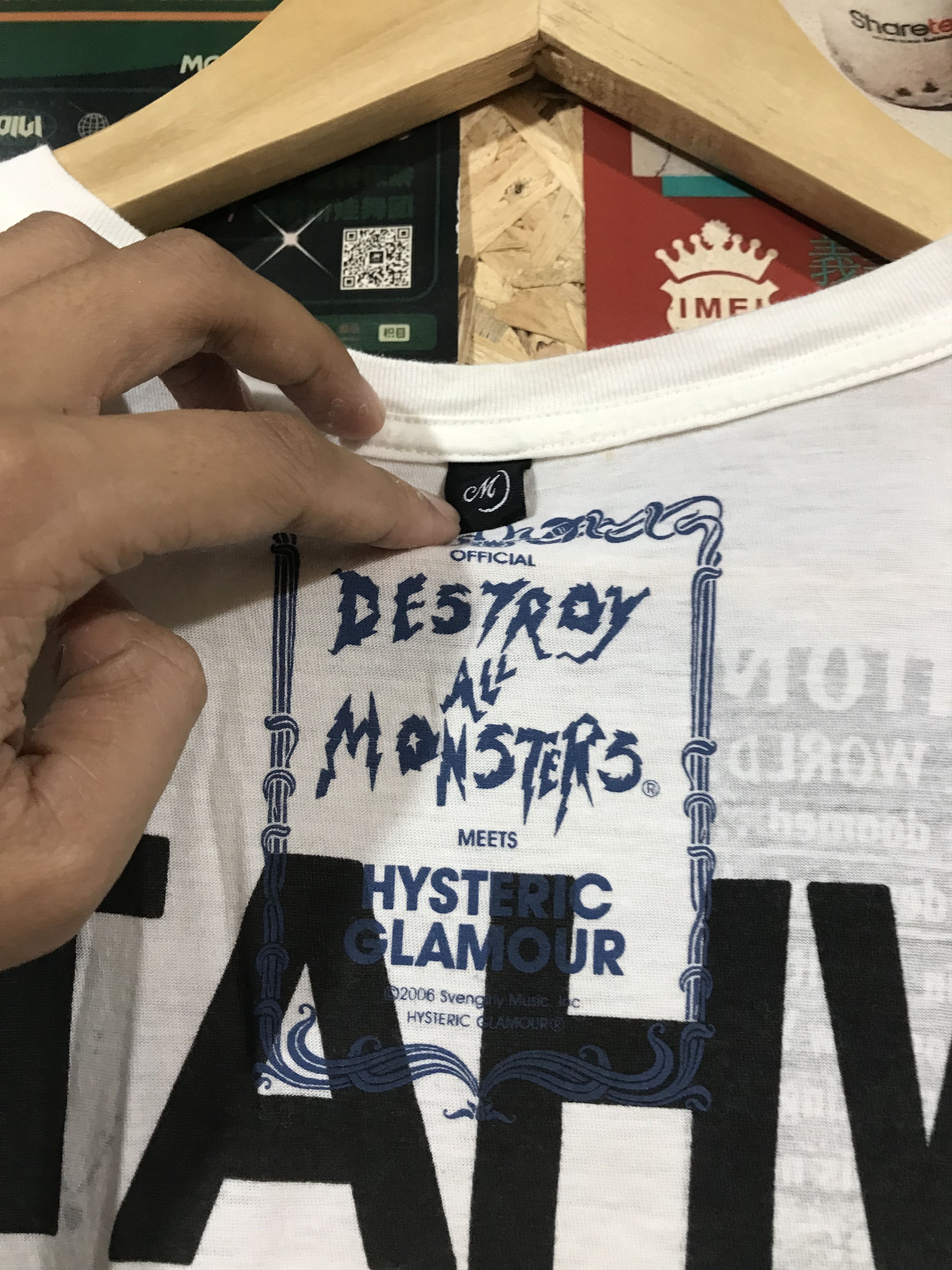 Hysteric Glamour HYSTERIC GLAMOUR DESTROY ALL MONSTER 2006 TEE Size M / US 6-8 / IT 42-44 - 10 Thumbnail