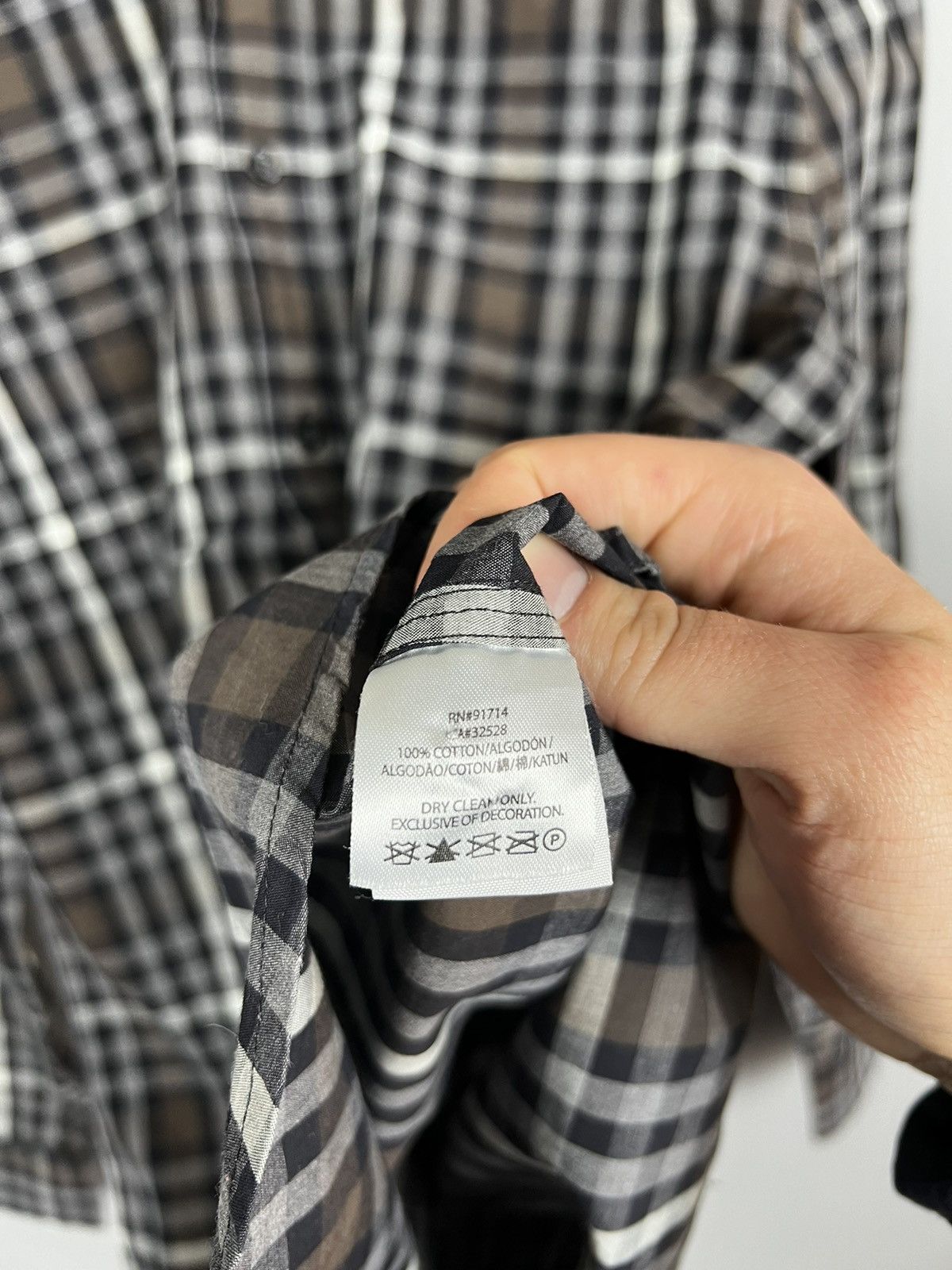 Armani Exchange ARMANI EXCHANGE A|X BUTTON UP SHIRT in check Size US L / EU 52-54 / 3 - 6 Thumbnail