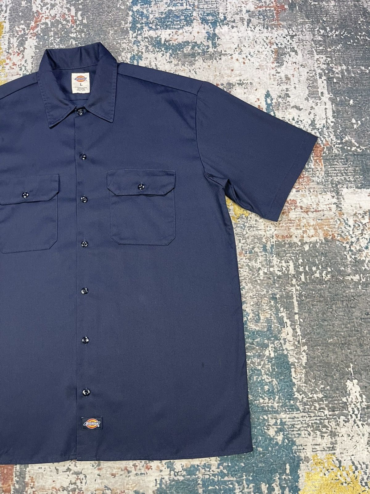 Dickies Vintage Dickies Back Graphic Button Down Work Shirt Size US L / EU 52-54 / 3 - 4 Thumbnail