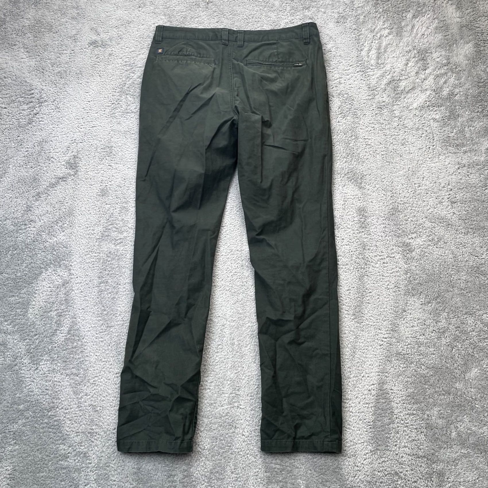 Roark Roark Pants Mens 32 Green Straight Fit Cotton Nylon Spandex Casual Chino Style City Nature Preppy Mens Size US 34 / EU 50 - 2 Thumbnail