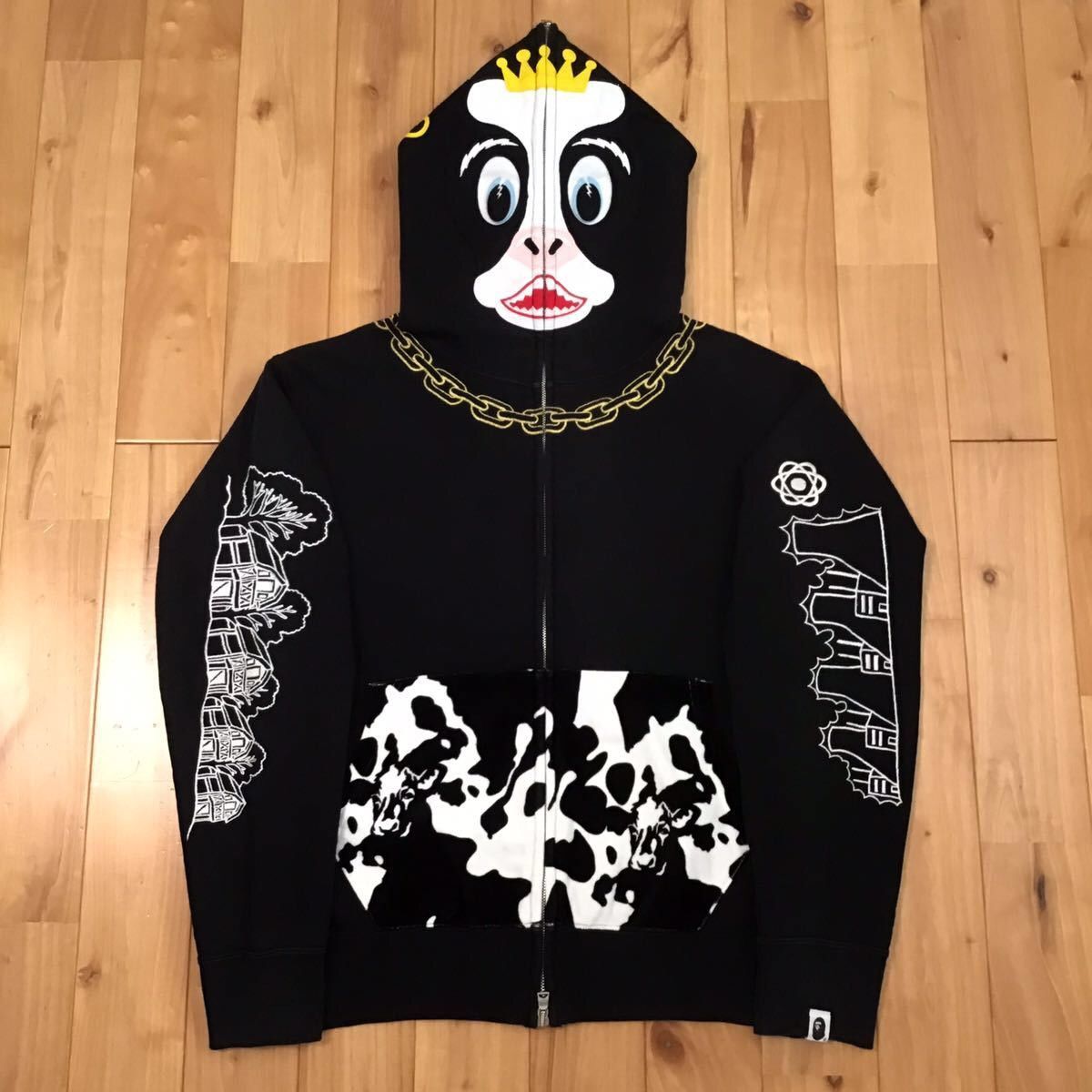 Bape × Nigo 🔥Aoyama Limited🔥 BAPE Holstein full zip Hoodie a bathing ape Size US S / EU 44-46 / 1 - 1 Thumbnail