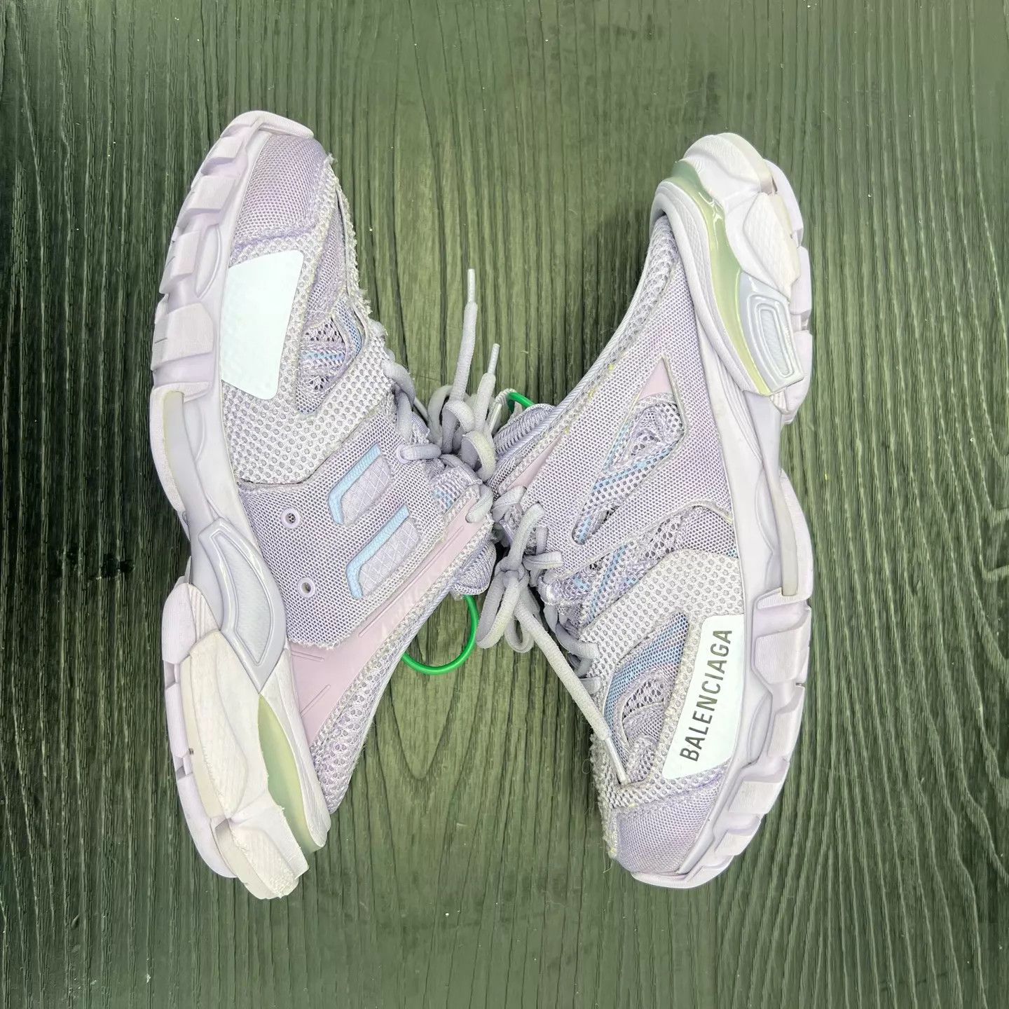 Balenciaga BALENCIAGA Track Slide Lavender 37 Like New Size US 6.5 / IT 36.5 - 2 Thumbnail