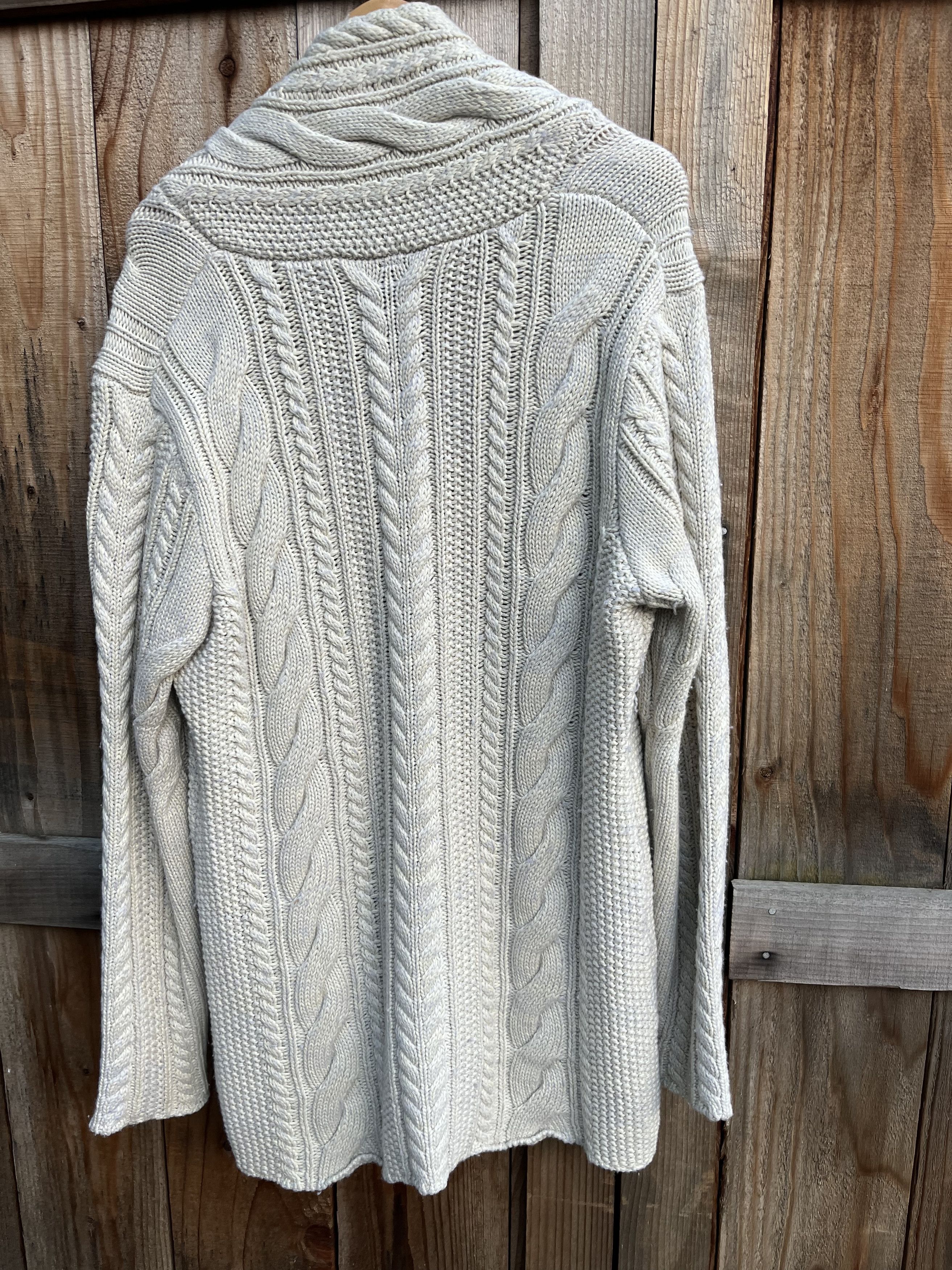 RIPVANWINKLE Alan Carde Off White Cotton-Wool Cardigan (japanese size 5) Size US XL / EU 56 / 4 - 7 Thumbnail