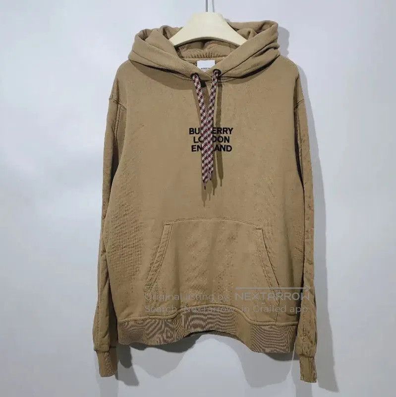 Burberry Burberry Brown Cotton Women's Hoodie. Size M / US 6-8 / IT 42-44 - 1 Thumbnail