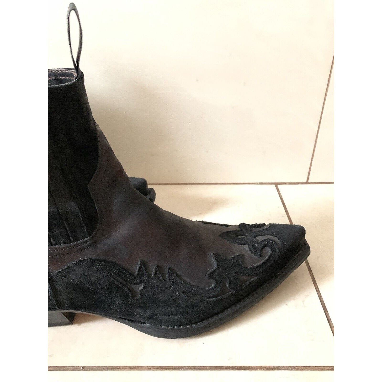 Sendra Men's SENDRA Cowboy Leather Boots Bronze EU 45 UK 10 US 10.5 Size US 10.5 / EU 43-44 - 15 Thumbnail