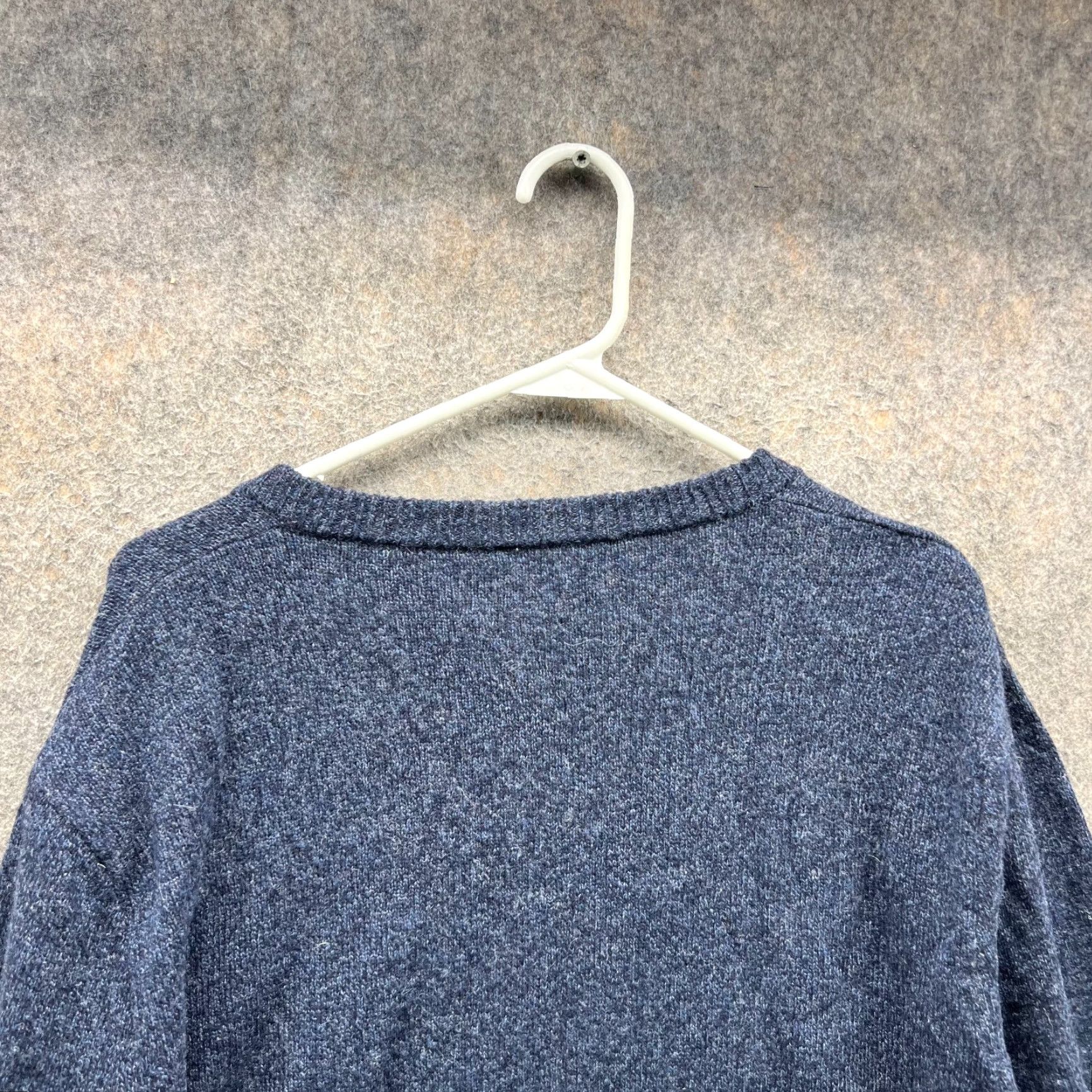 J.Crew VINTAGE J.CREW Sweater Men XLT Blue V Neck Fleece Pullover Wool Relaxed Size US XL / EU 56 / 4 - 3 Thumbnail