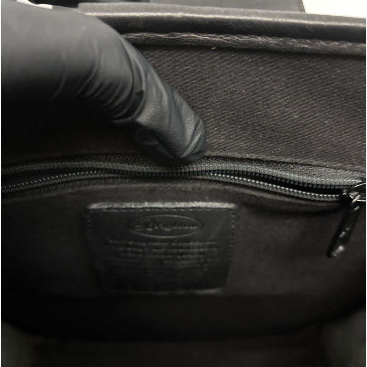 Brighton Vintage BRIGHTON Black Croc Embossed Leather Shoulder Bag Size ONE SIZE - 10 Thumbnail
