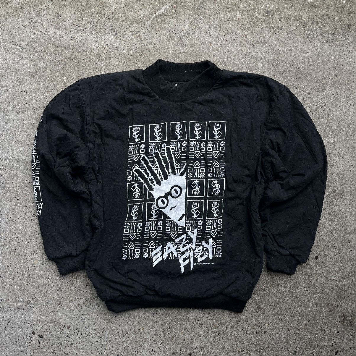 Vintage VTG Americanwear 1990 United Eazy Fizy Humor Face sweatshirt Size US M / EU 48-50 / 2 - 1 Thumbnail