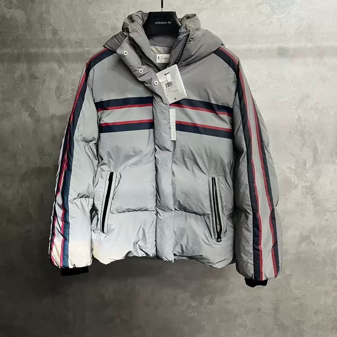 Dior Dior Down Striped Multi Heavy Coat m Men Size US M / EU 48-50 / 2 - 1 Thumbnail