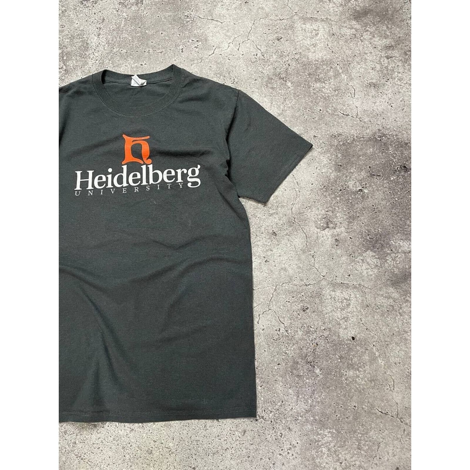 Jerzees × Vintage Vintage Heidelberg University T-Shirt Black S College Tee Size US S / EU 44-46 / 1 - 3 Thumbnail