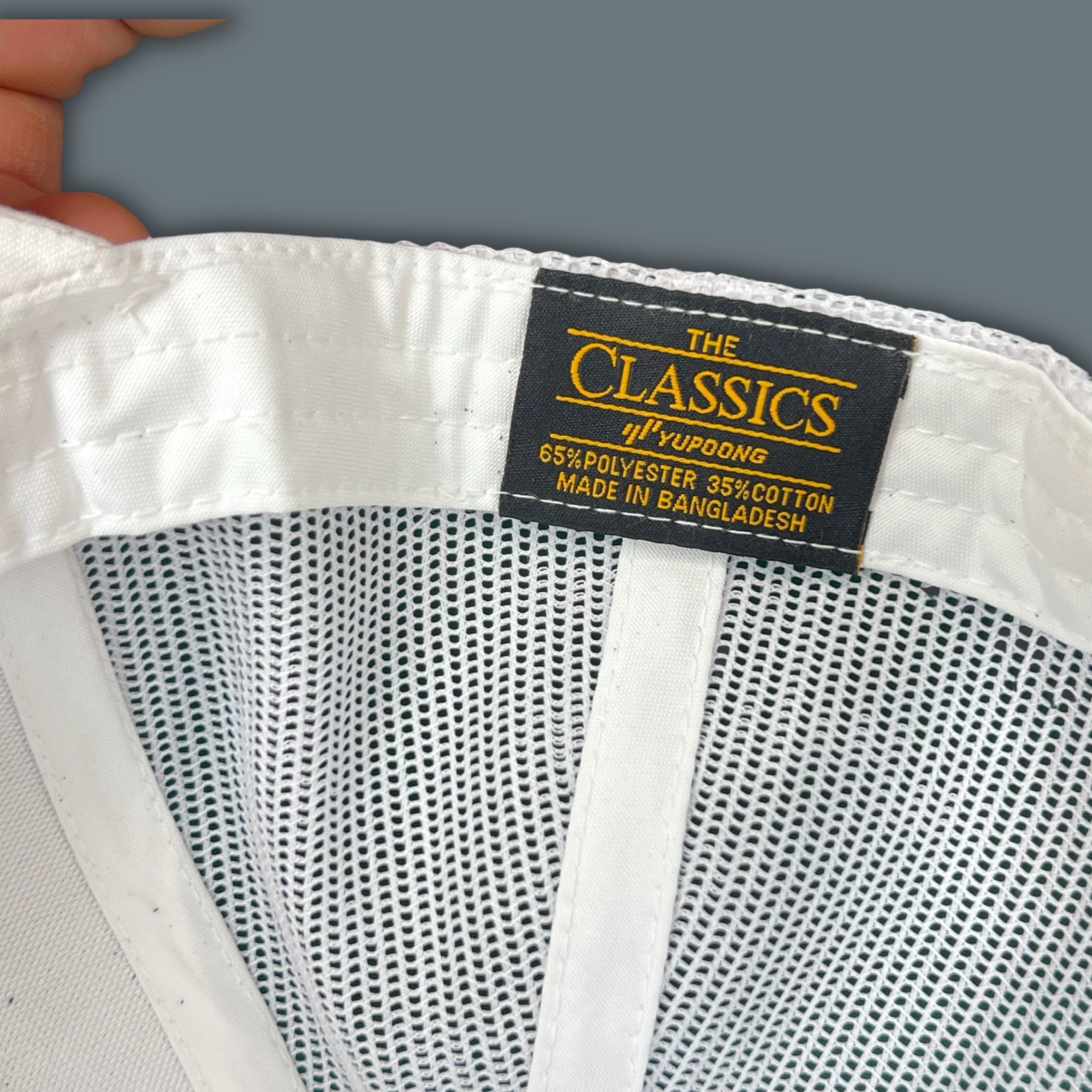 Other White Tamakwa Retro Trucker Hat With Mesh Back & Adjustable Size ONE SIZE - 5 Thumbnail