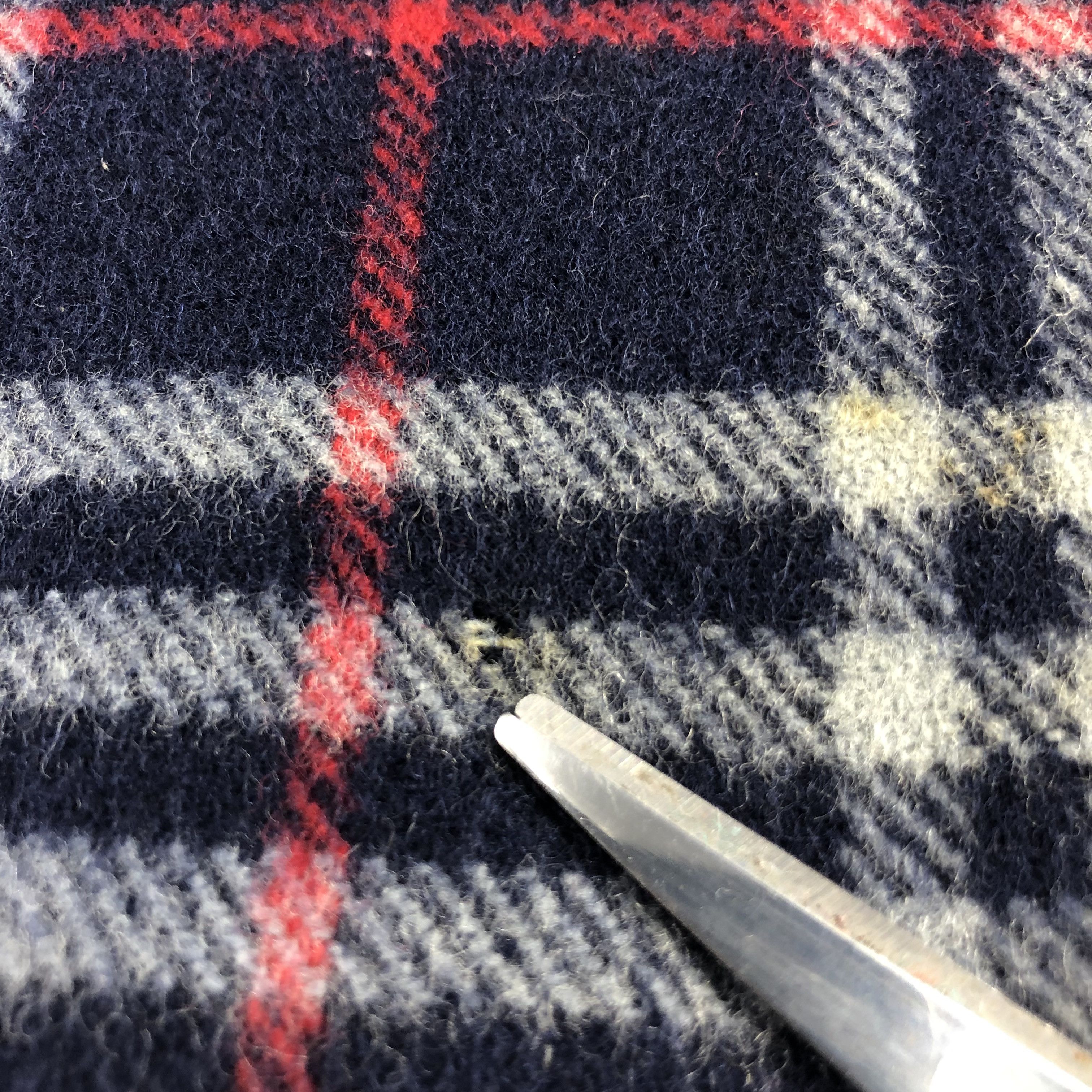 Burberry Burberrys Nova Check Blue Wool Scarf Muffler V900 Size ONE SIZE - 7 Thumbnail