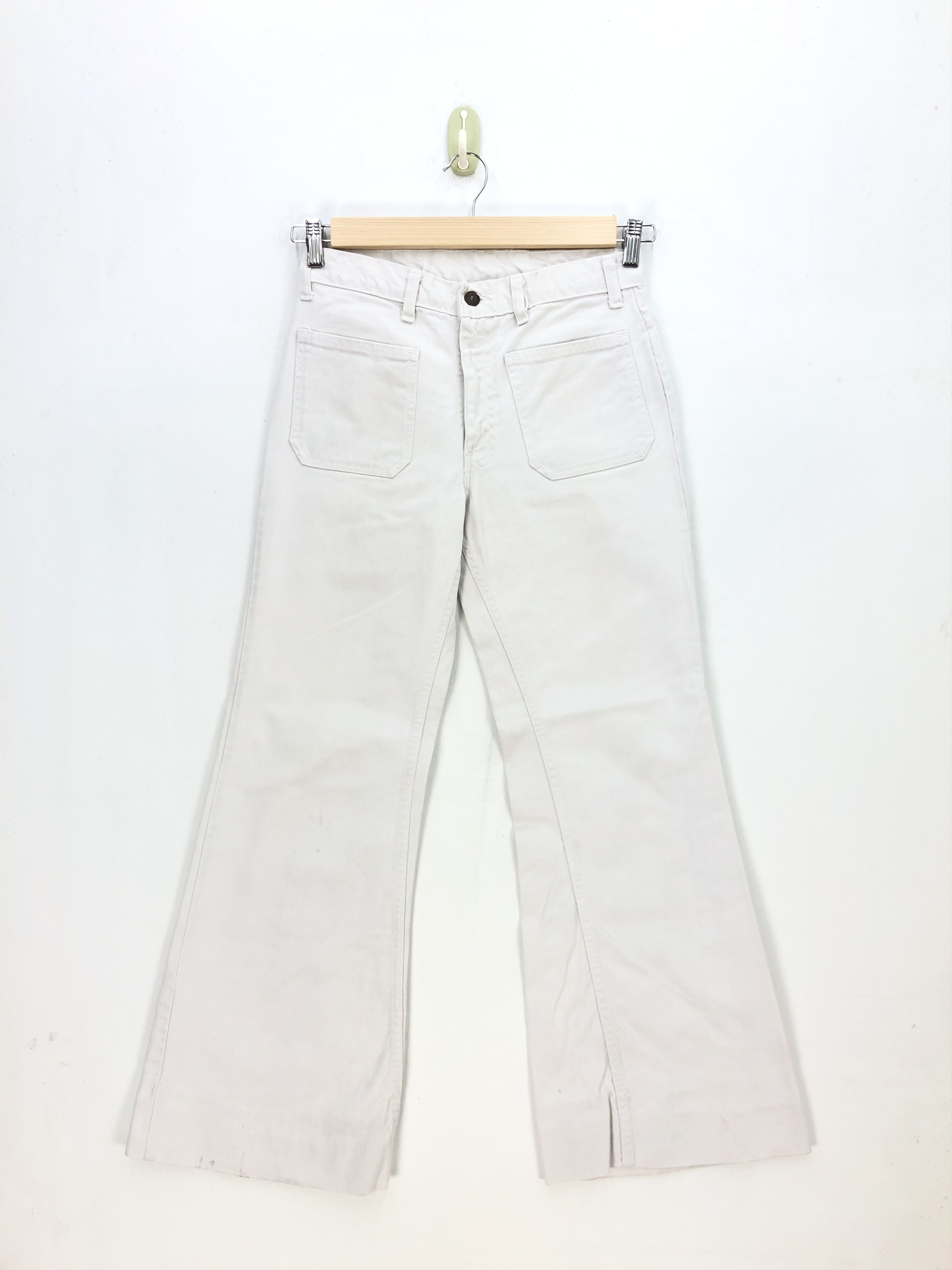 If Six Was Nine Vintage Levi's Bootcut Jeans Flare Levis Wide Leg Bush Pants Size 28" / US 6 / IT 42 - 1 Thumbnail