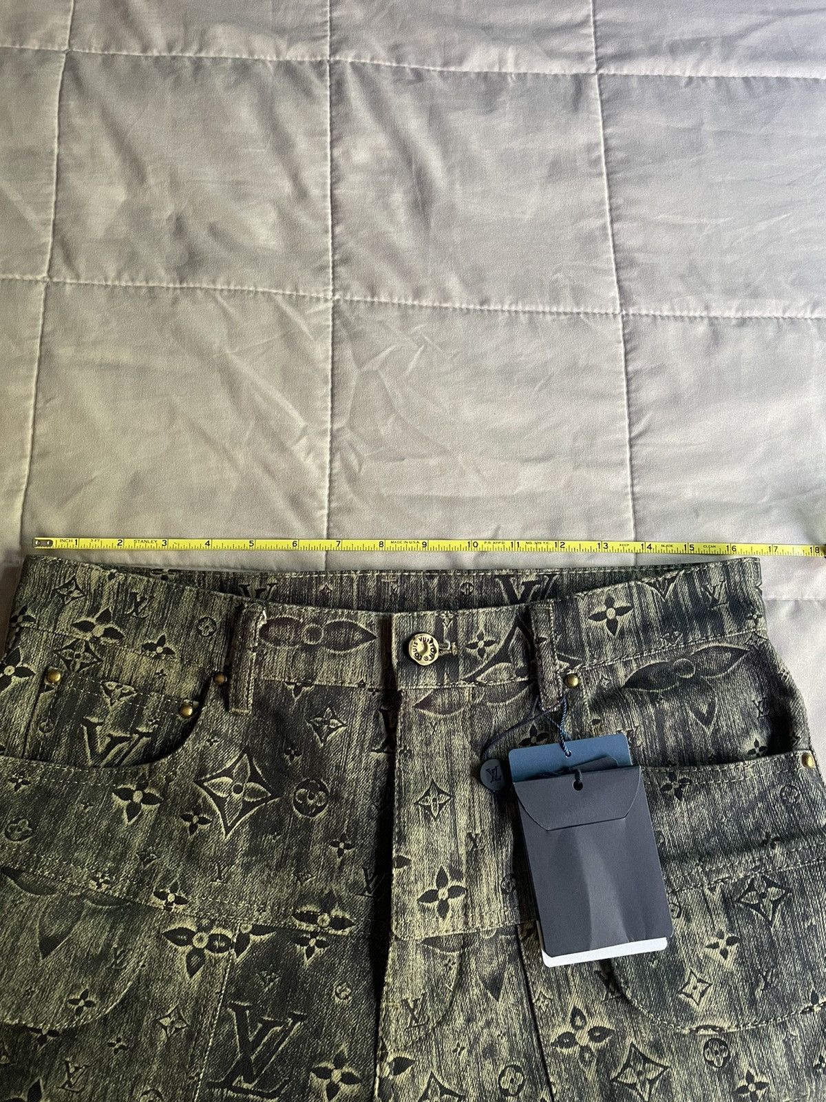 Louis Vuitton Louis Vuitton Monogram Denim Tailored Pants Size US 30 / EU 46 - 10 Thumbnail