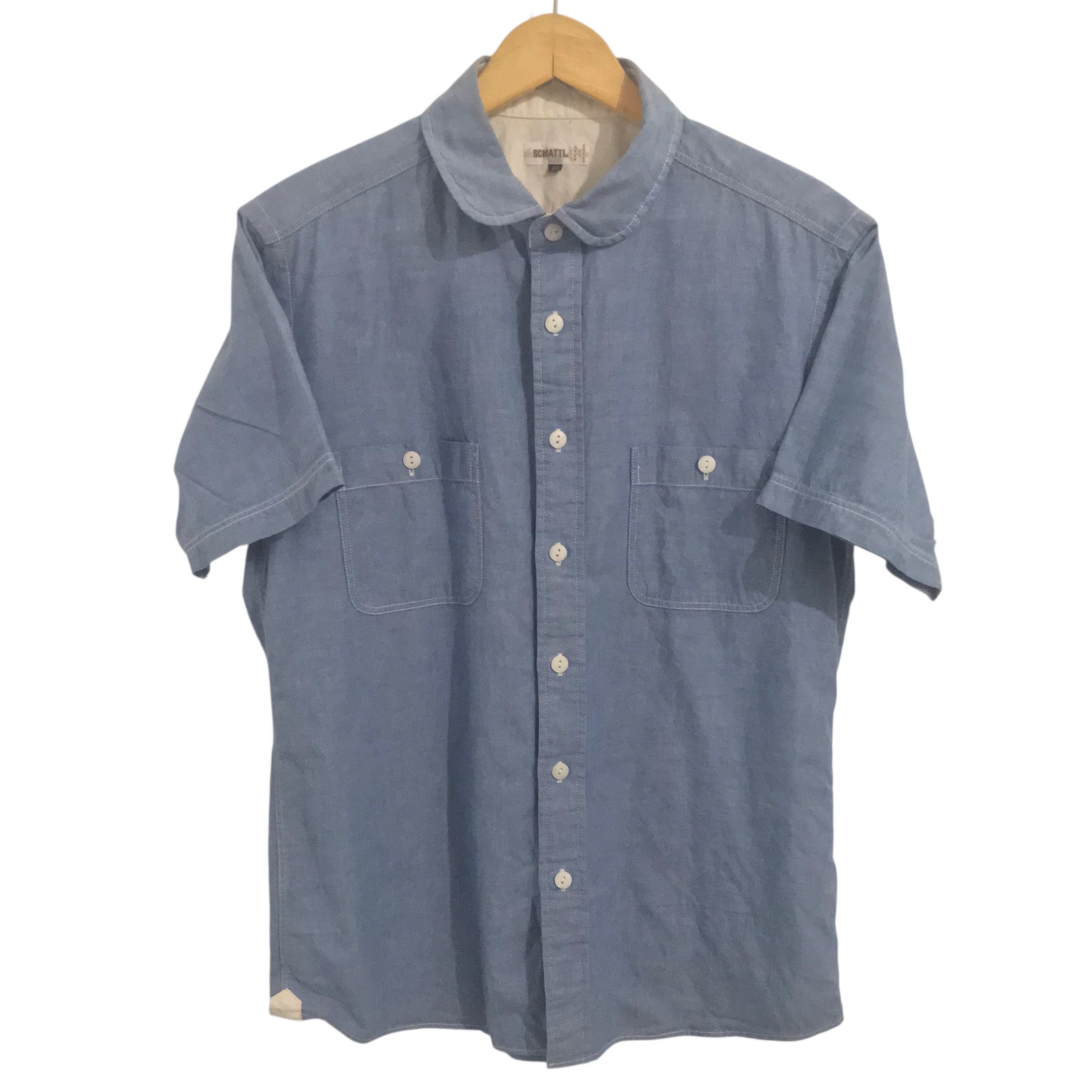 Japanese Brand Schiatti japan chambray workshirt Size US M / EU 48-50 / 2 - 1 Thumbnail