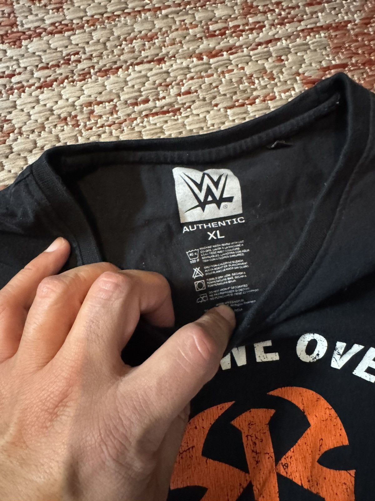 WWE WWE Roman Reigns We Right Long Sleeve Shirt Sz XL Blk Orange Size US XL / EU 56 / 4 - 3 Thumbnail