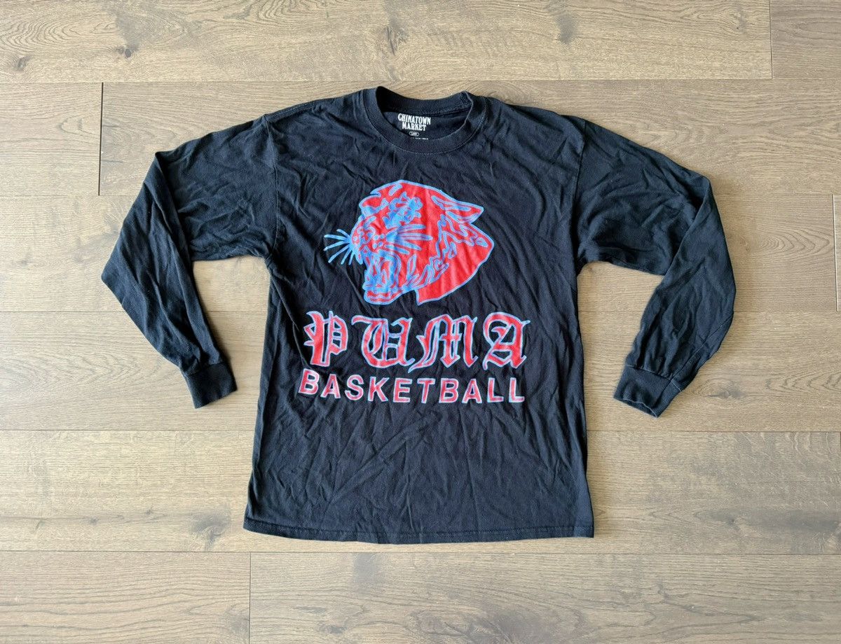 Market × Puma Chinatown Market X Puma Basketball Black Long sleeve Shirt Size US L / EU 52-54 / 3 - 1 Thumbnail