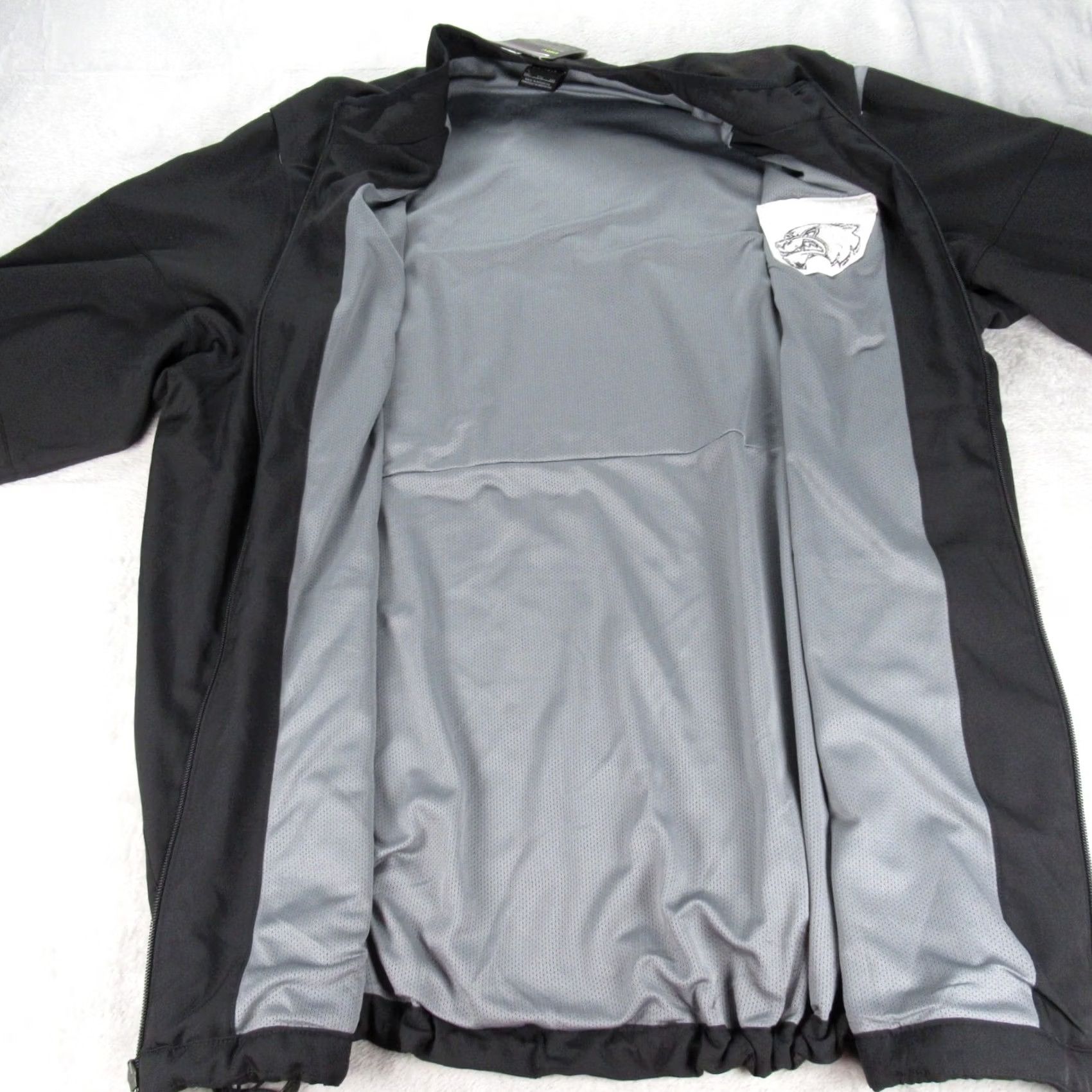 Nike Nike Skyview Wolverines Jacket Mens 2XL Black Full Zip Windbreaker Outdoor Sports Winter Fall Size US XXL / EU 58 / 5 - 3 Thumbnail