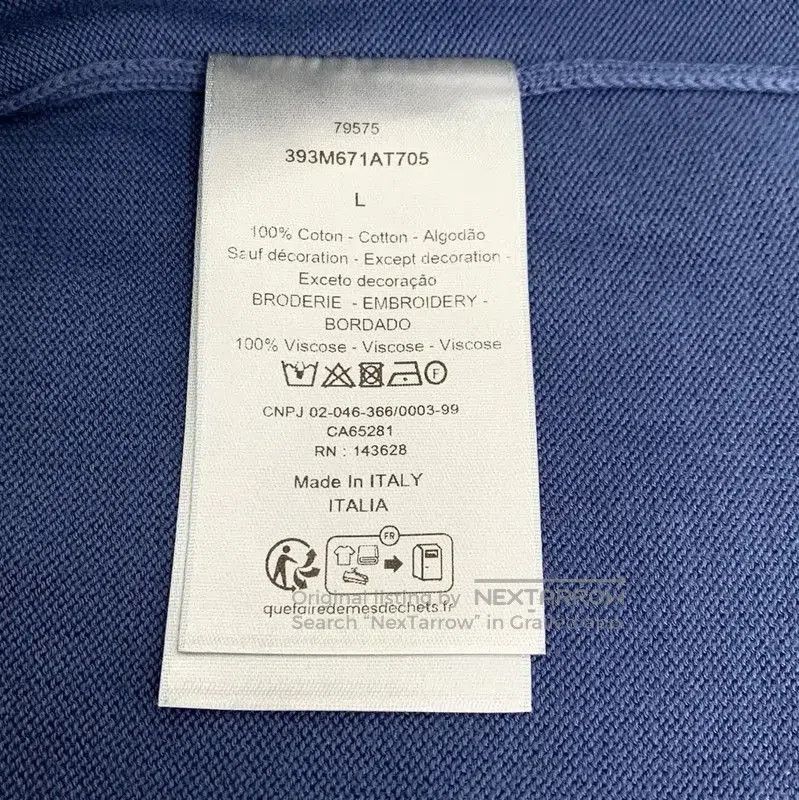 Dior Dior Men's Colorblock Cotton T-Shirt . Size US L / EU 52-54 / 3 - 7 Thumbnail