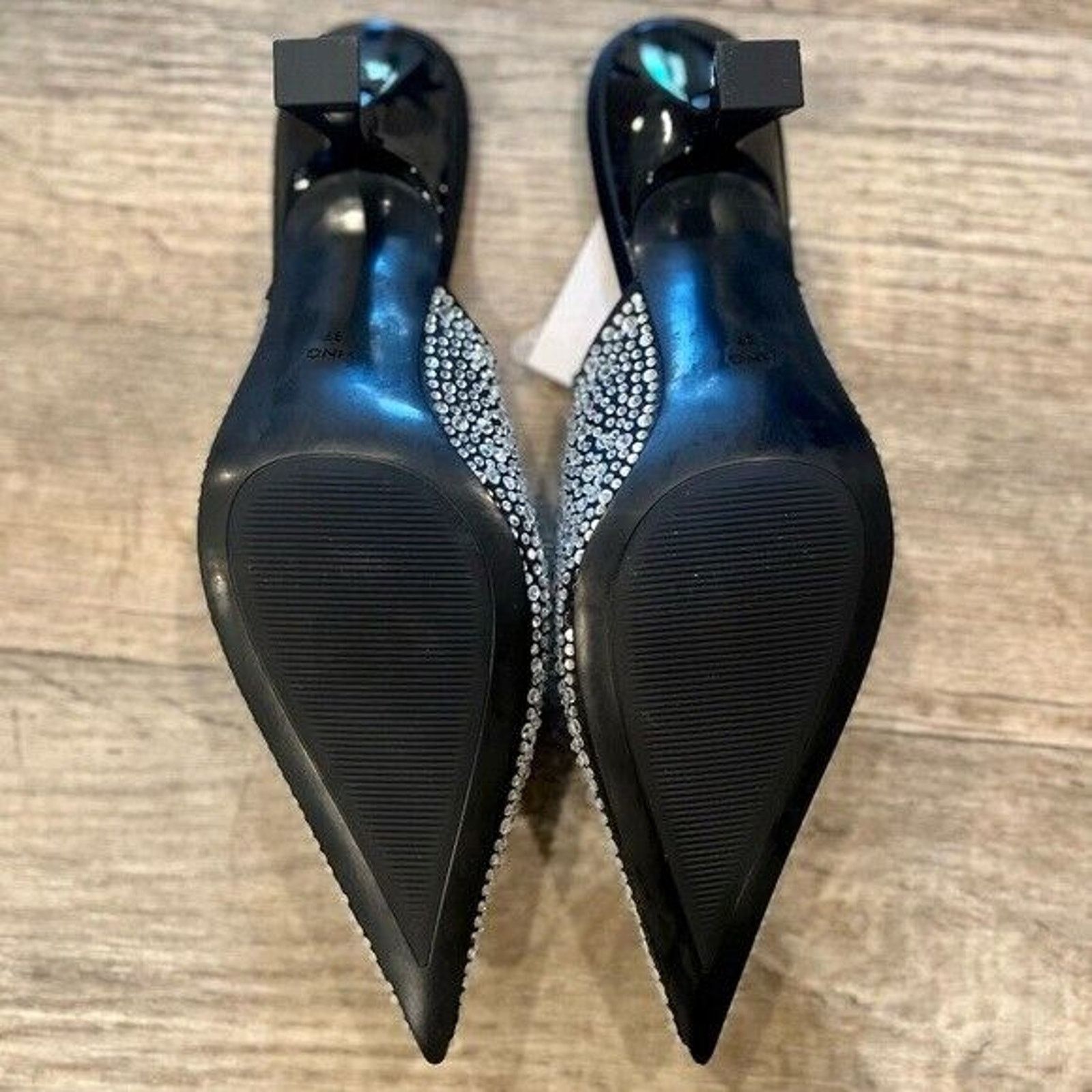 Mango MANGO Bejeweled Pointed Mules NWT Size US 6.5 / IT 36.5 - 13 Thumbnail