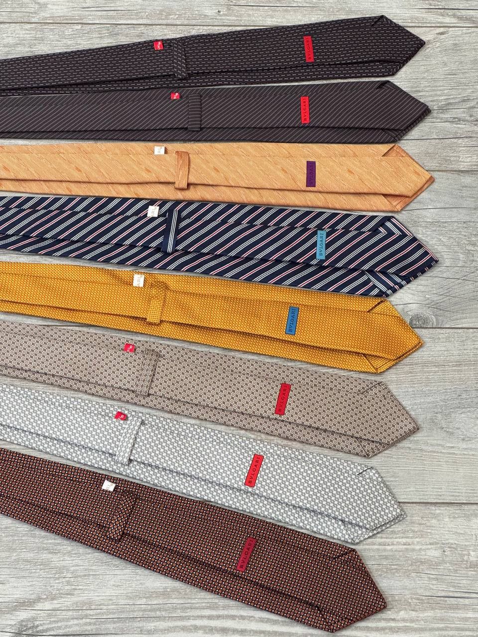 Bvlgari BUNDLE x8 BVLGARI SILK TIES Size ONE SIZE - 2 Thumbnail