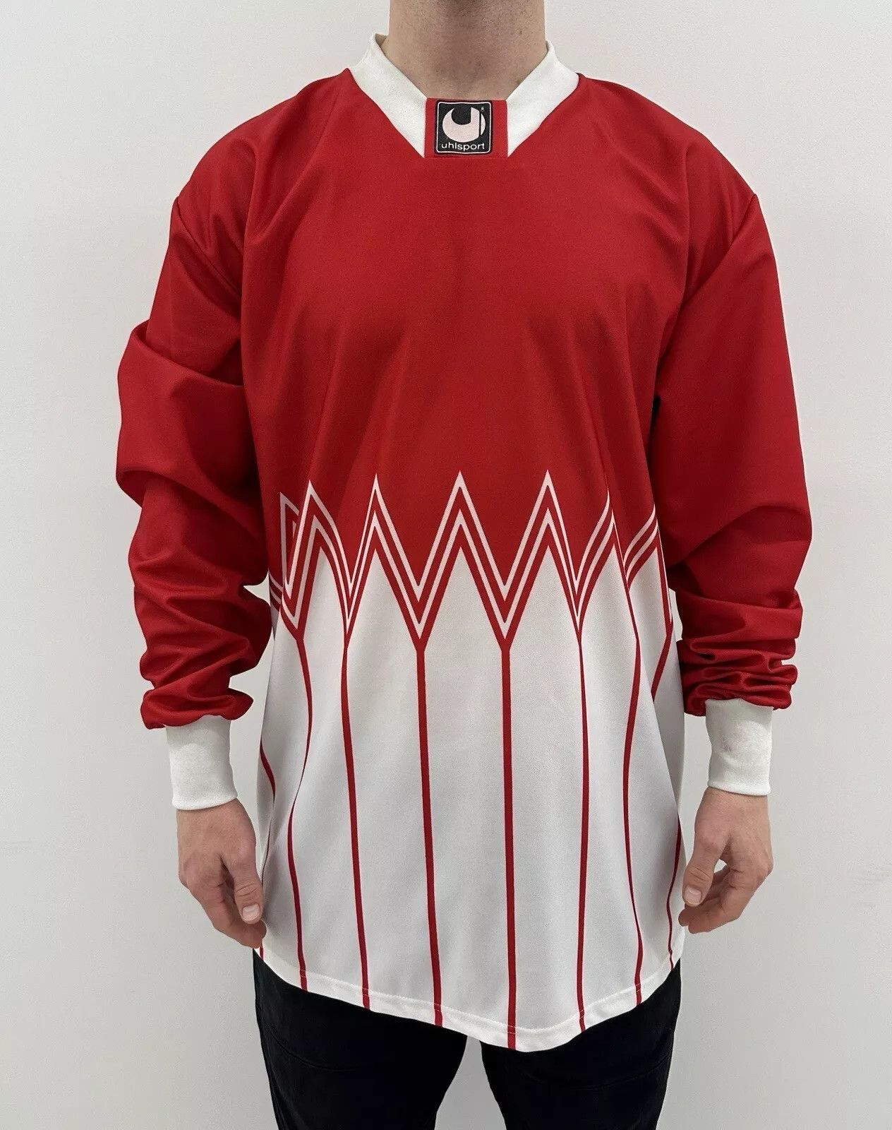 Vintage VINTAGE 1990s UHLSPORT JERSEY SOCCER FOOTBALL SHIRT Size US XL / EU 56 / 4 - 1 Thumbnail