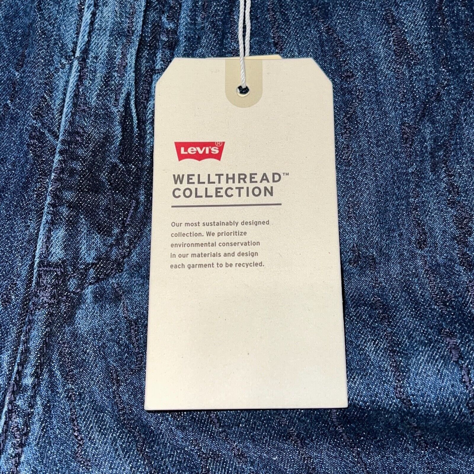 Levi's NWT $198 Levi's 70's High Straight Wellthread Jeans 29 x 28 Size 29" - 8 Thumbnail