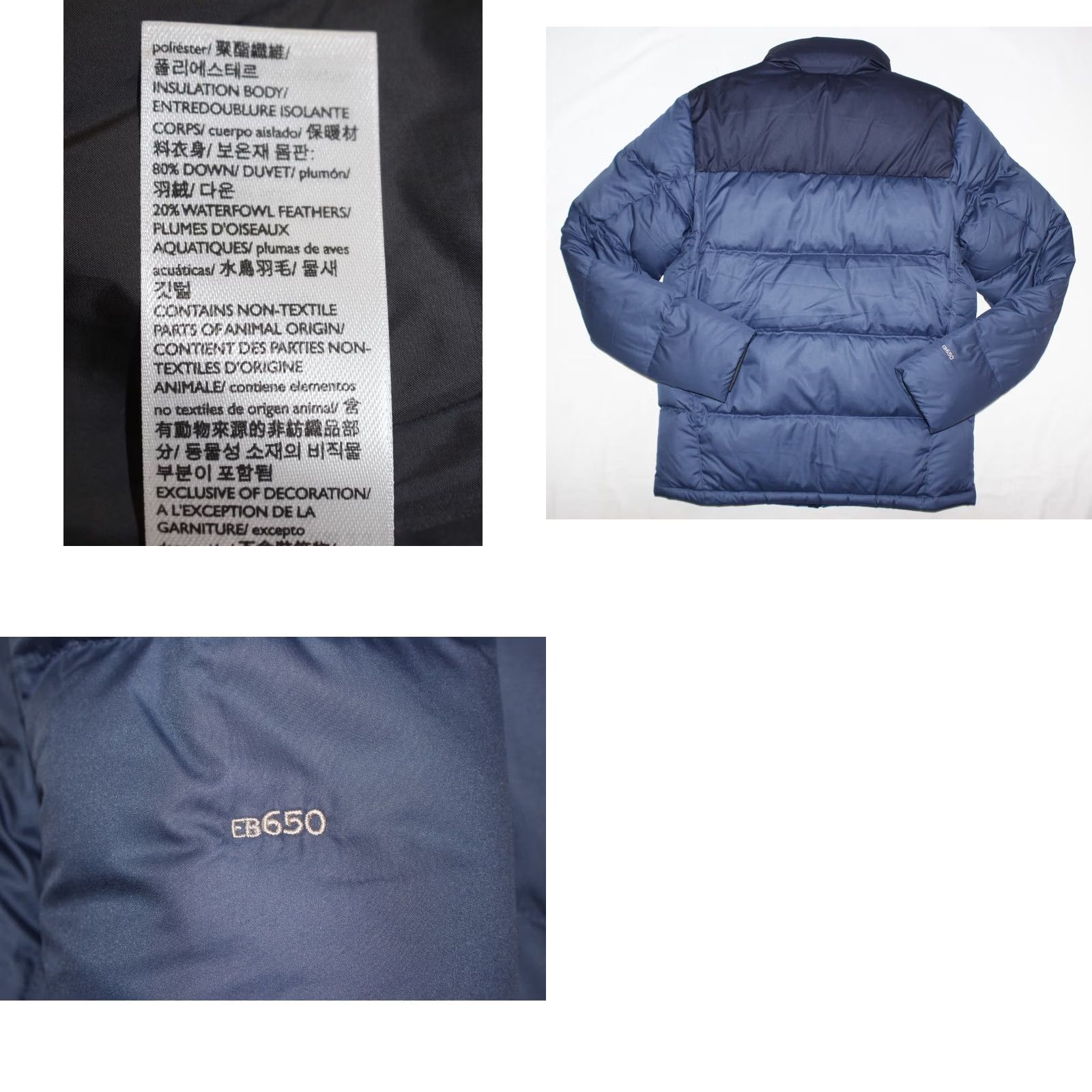 Eddie Bauer Eddie Bauer Jacket Men's S EB650 Classic Goose Down 2.0 Puffer Blue - Fast Shipping & FREE Returns - Condition Excellent Size US S / EU 44-46 / 1 - 9 Thumbnail