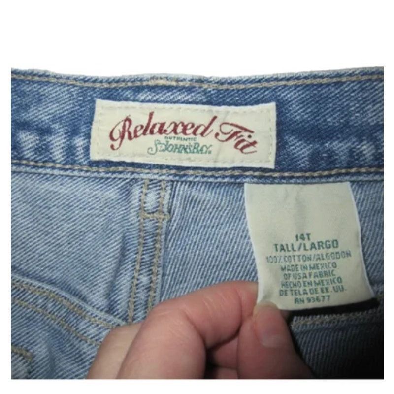 Other Y2K Relaxed Fit Light Wash Butterfly Patch Jeans Johnsbay14T Size 40" / US 18 - 3 Thumbnail