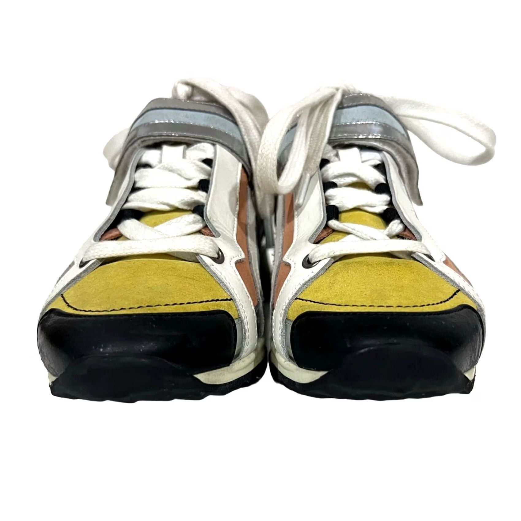 Pierre Hardy Pierre Hardy Street Life Sneakers Suede Trainers Low-Top Womens US 9 39 Multicolor Size US 9 / IT 39 - 4 Thumbnail