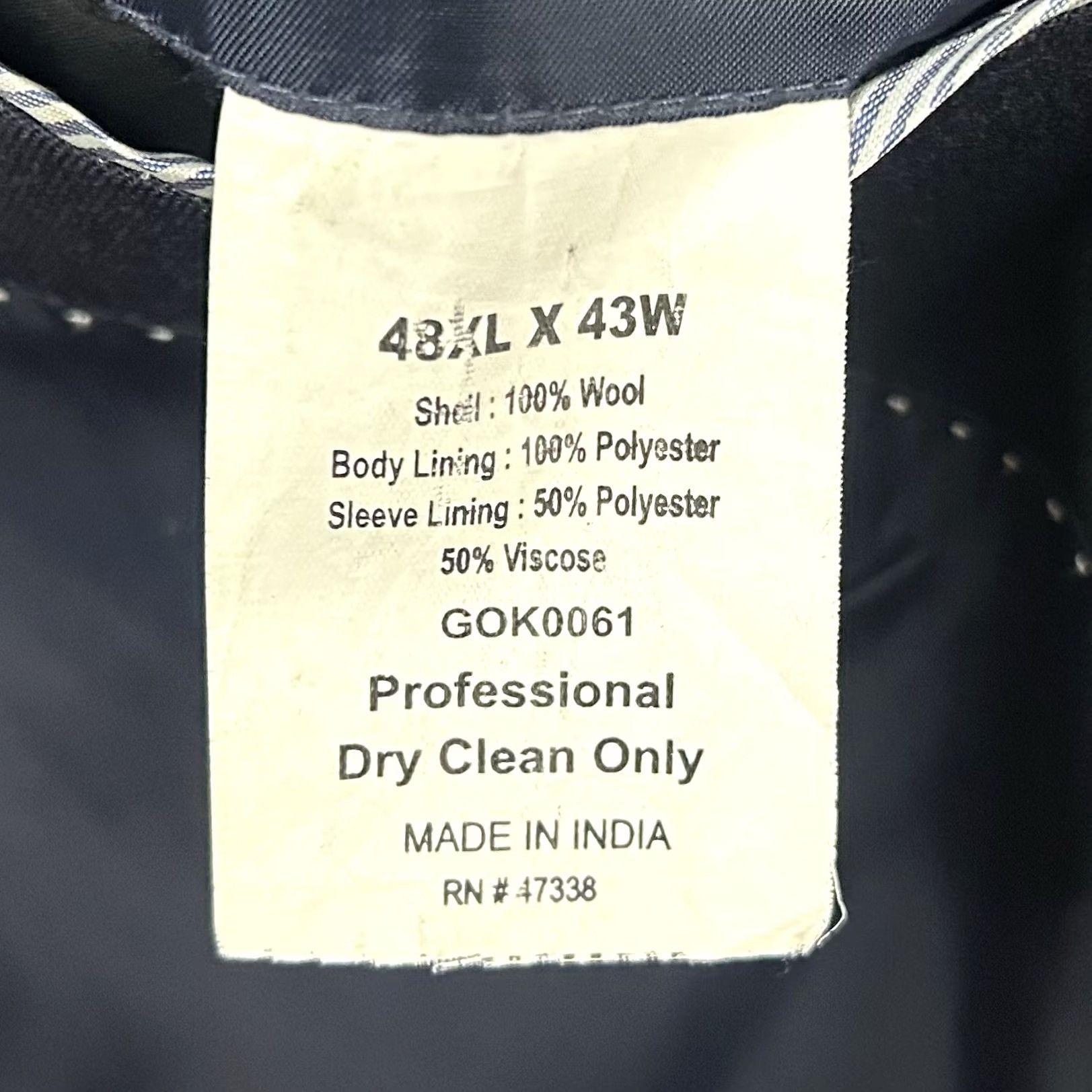 Tommy Hilfiger Tommy Hilfiger Sport Coat 48XL Wool Midnight Blue Two-Button Double-Vented JACKET Mens Regular 48 Blue Wool Sport Coat 100% Wool Tigers? Size US XS / EU 42 / 0 - 4 Thumbnail