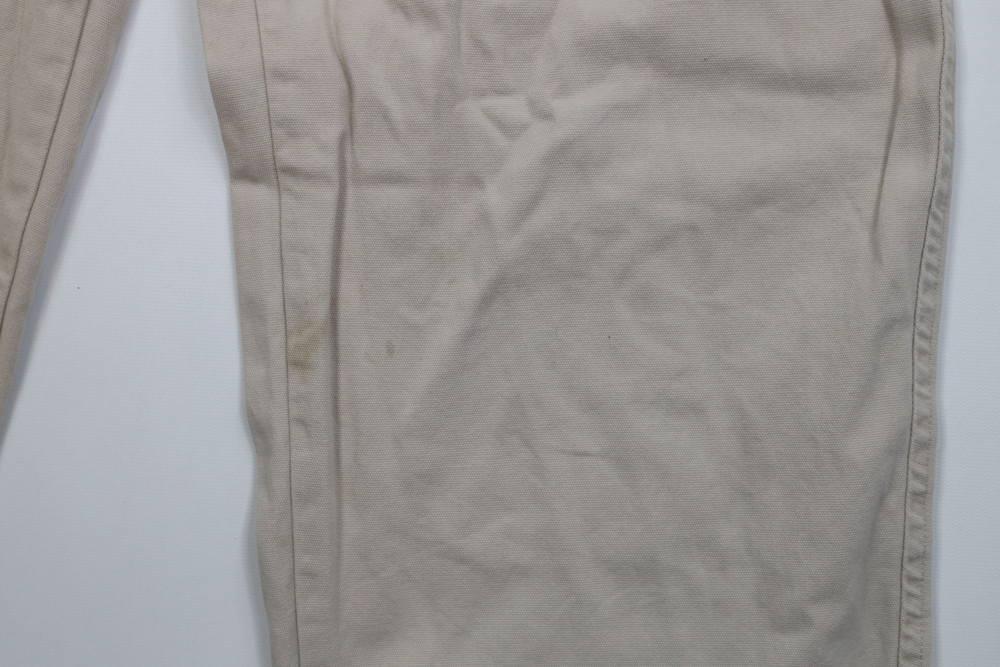 Gap Vintage Y2K 2001 Gap Canvas Wide Leg Cargo Pants Stone Size US 30 / EU 46 - 8 Thumbnail