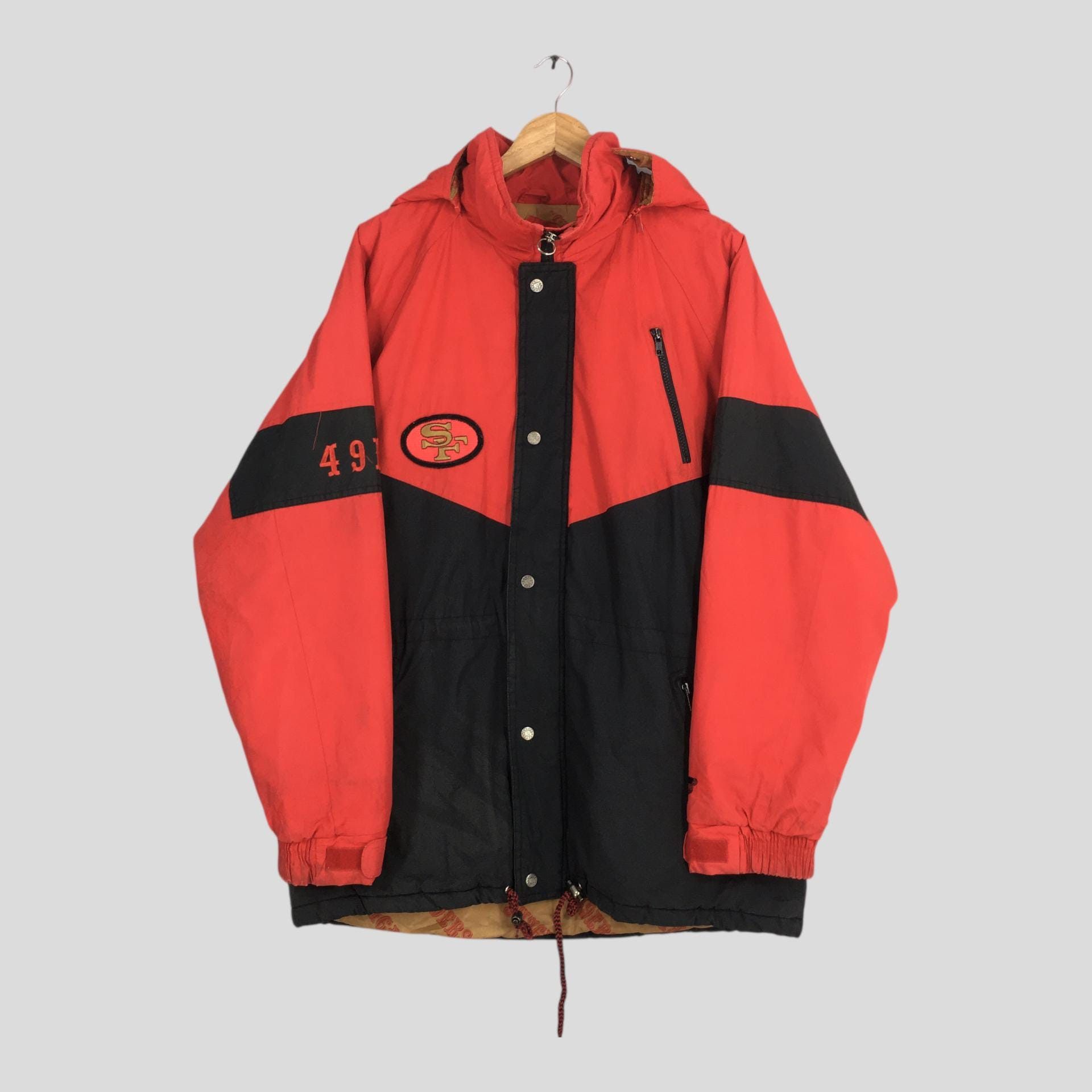 Vintage 90s San Francisco 49ers NFL Bomber Jacket Medium
