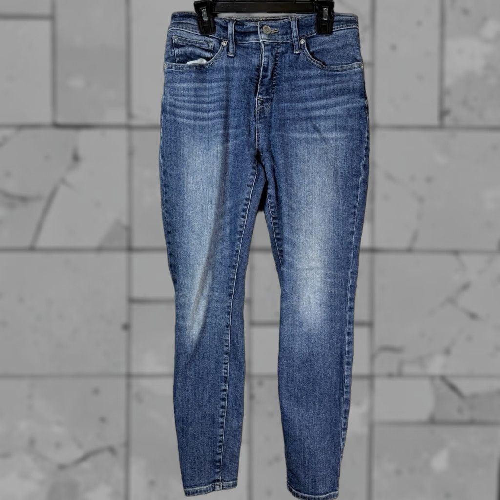 Lucky Brand Lucky Brand Jeans Blue Cotton Mid Rise Skinny Womens 6x28 Size 6 Regular Size 28" / US 6 / IT 42 - 1 Thumbnail