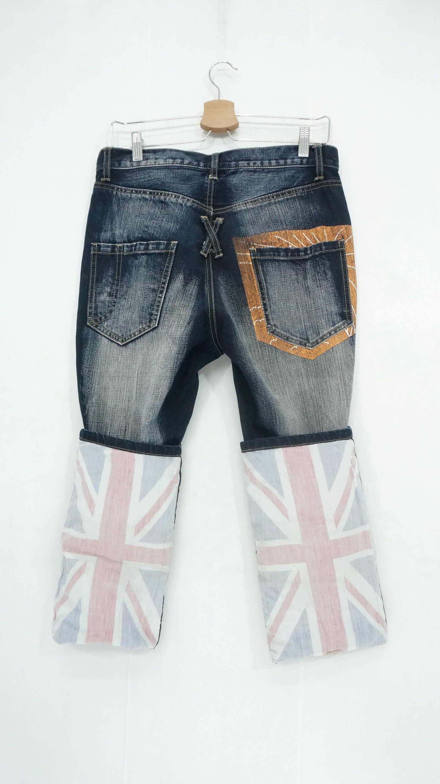 If Six Was Nine × PPFM × Tornado Mart PPFM Peyton Place Double Waist Distressed Roll Up Jeans Size US 29 - 4 Thumbnail