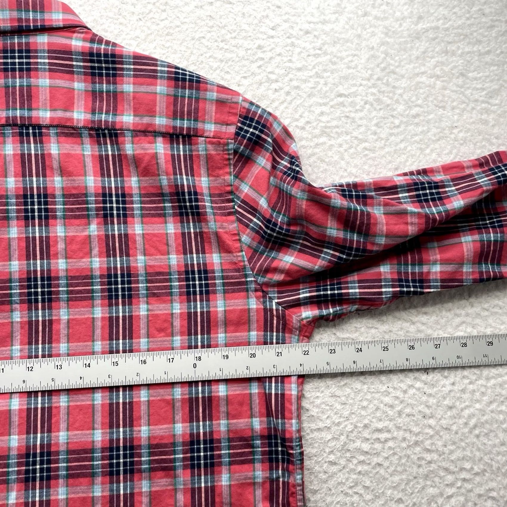 UNTUCKit UNTUCKit Shirt Mens Large Slim Fit Plaid Button-Up Casual Poplin Cotton Multicolor Red Blue Green 90s Preppy Collared Long Sleeve Size US L / EU 52-54 / 3 - 7 Thumbnail