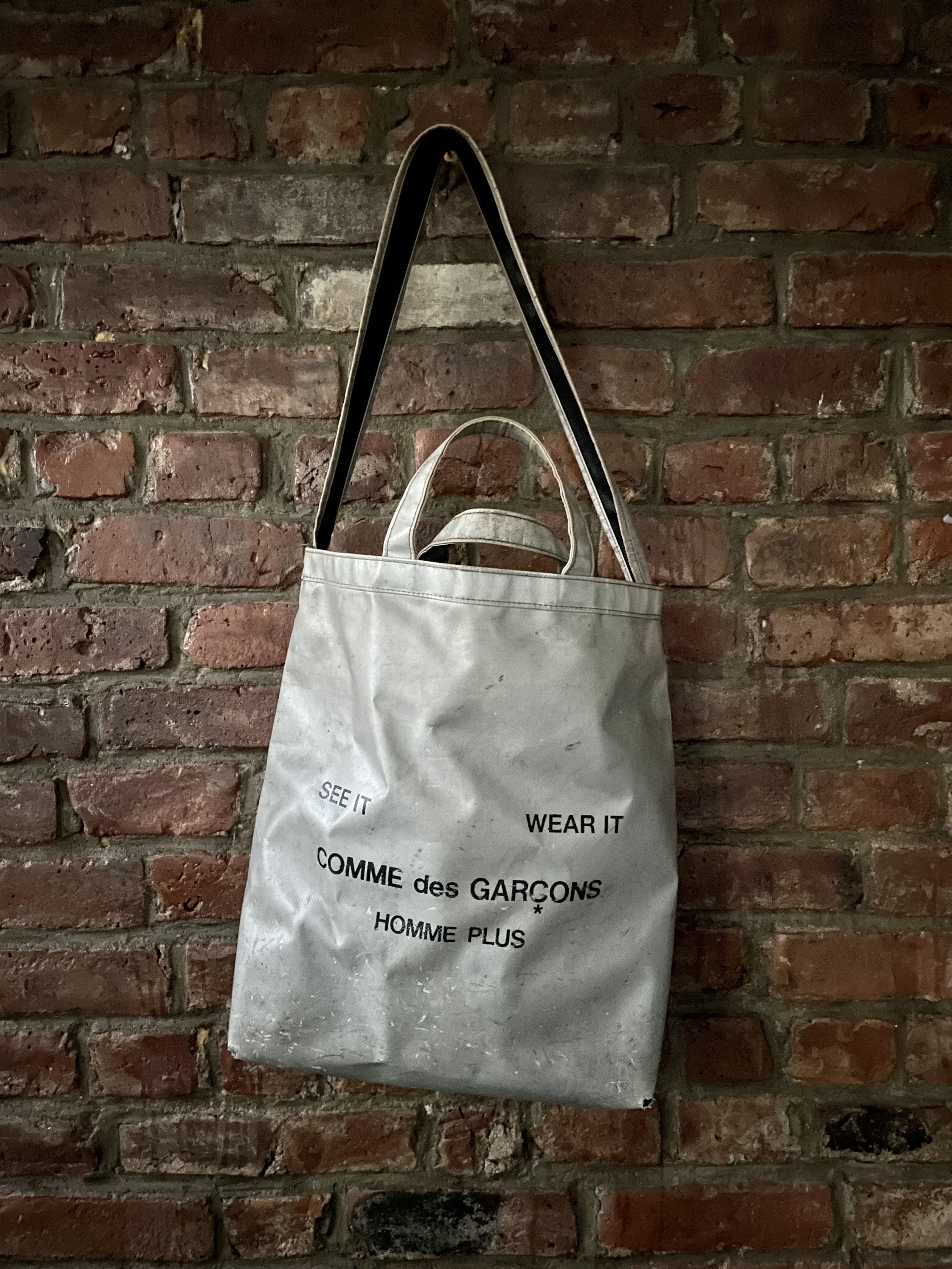 Comme des Garcons AW09 SEE IT WEAR IT Tote Bag | Grailed