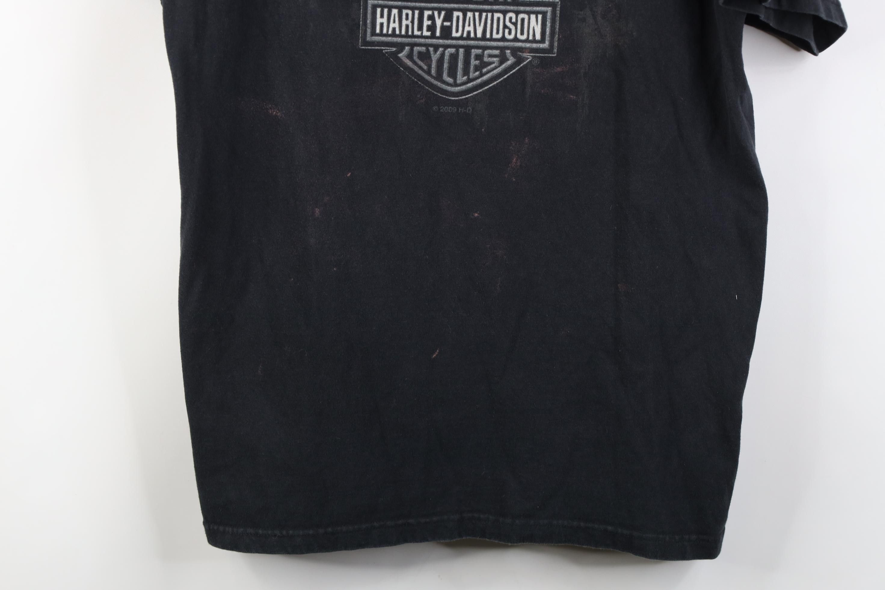 Harley Davidson Vintage Y2K Harley Davidson Dog Tags T-Shirt Black USA Size US L / EU 52-54 / 3 - 3 Thumbnail