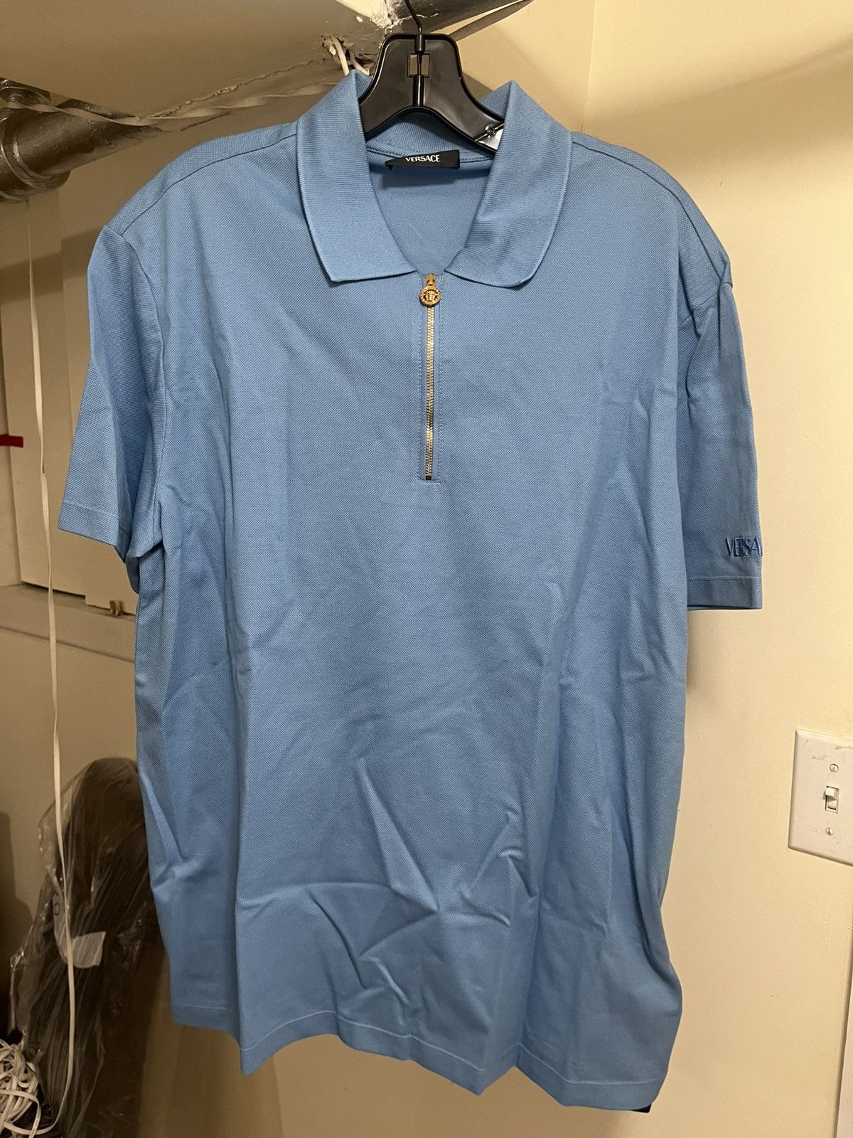 Versace Versace Polo Sz XL Size US XL / EU 56 / 4 - 1 Thumbnail