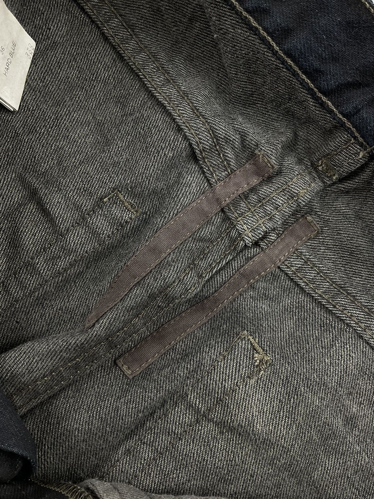 Rick Owens Rick Owens Hard Blue Detroit Cut Denim Size US 30 / EU 46 - 10 Thumbnail