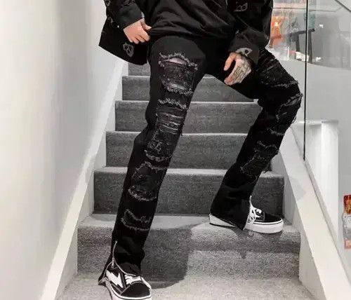 Japanese Brand × Vintage Black vintage jeans Size US 32 / EU 48 - 3 Thumbnail
