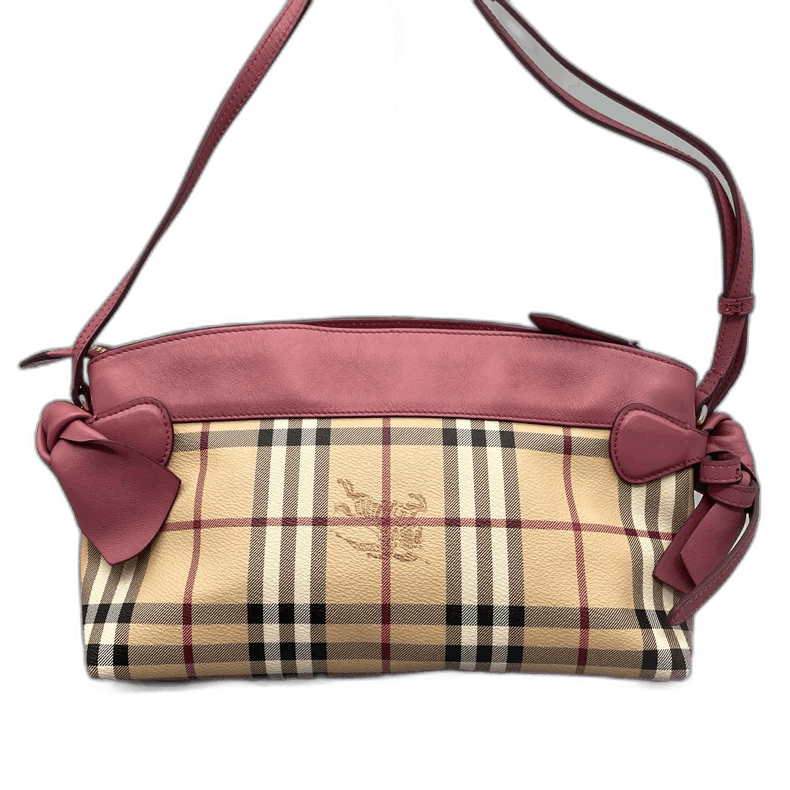 Burberry Burberry Checkered Crossbody Bag with Red Detail Size ONE SIZE - 1 Thumbnail