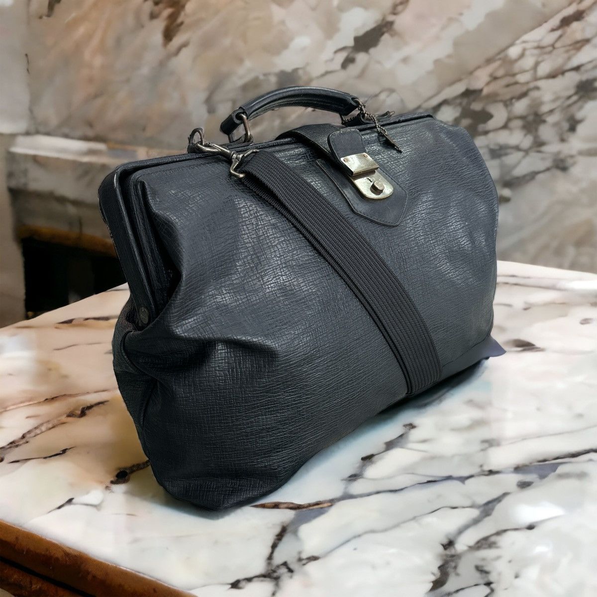 Jean Paul Gaultier × Vintage JPG HOMME BLACK DOCTOR BAG LUGGAGE Size ONE SIZE - 3 Thumbnail