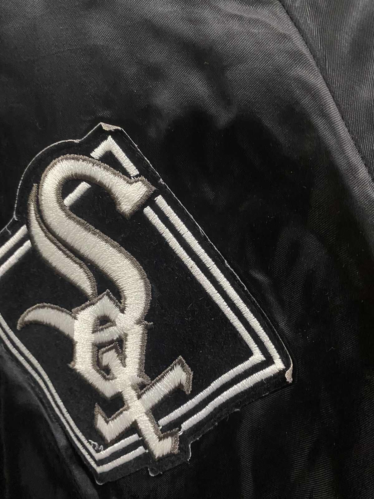 MLB × Vintage Vintage made in usa chicago white sox satin jacket Size US M / EU 48-50 / 2 - 5 Thumbnail