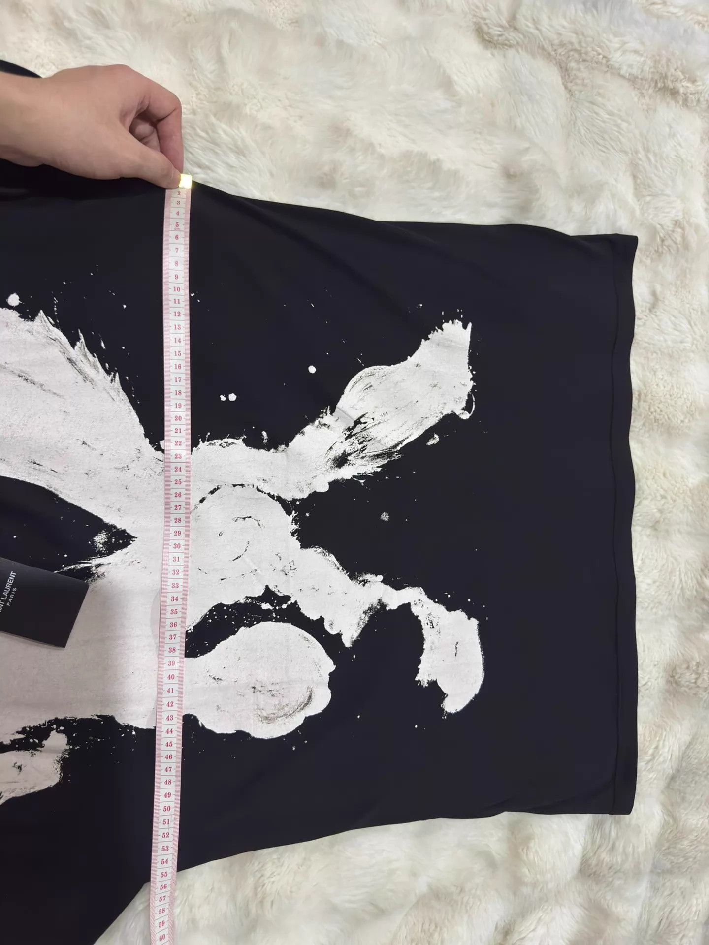 Saint Laurent Paris Saint Laurent Oversized Black Men's XL Short Sleeve T-Shirt Size US XL / EU 56 / 4 - 8 Thumbnail
