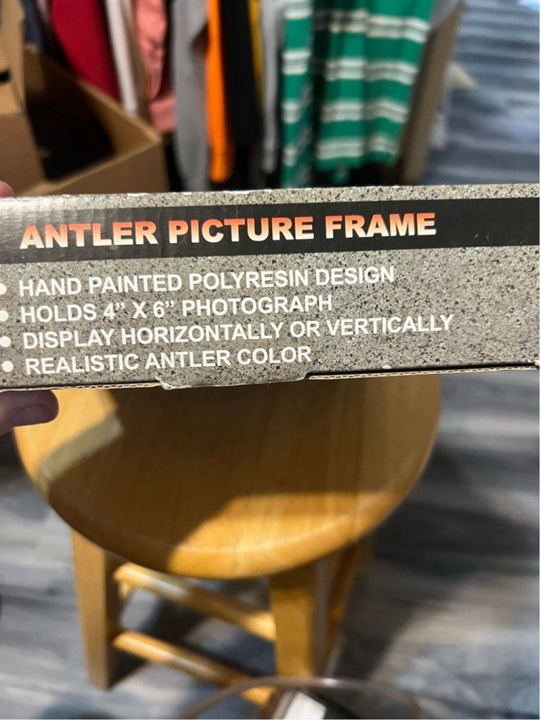 Other Rivers Edge Antler Picture Frame One Size Beige Brown Size ONE SIZE - 5 Thumbnail