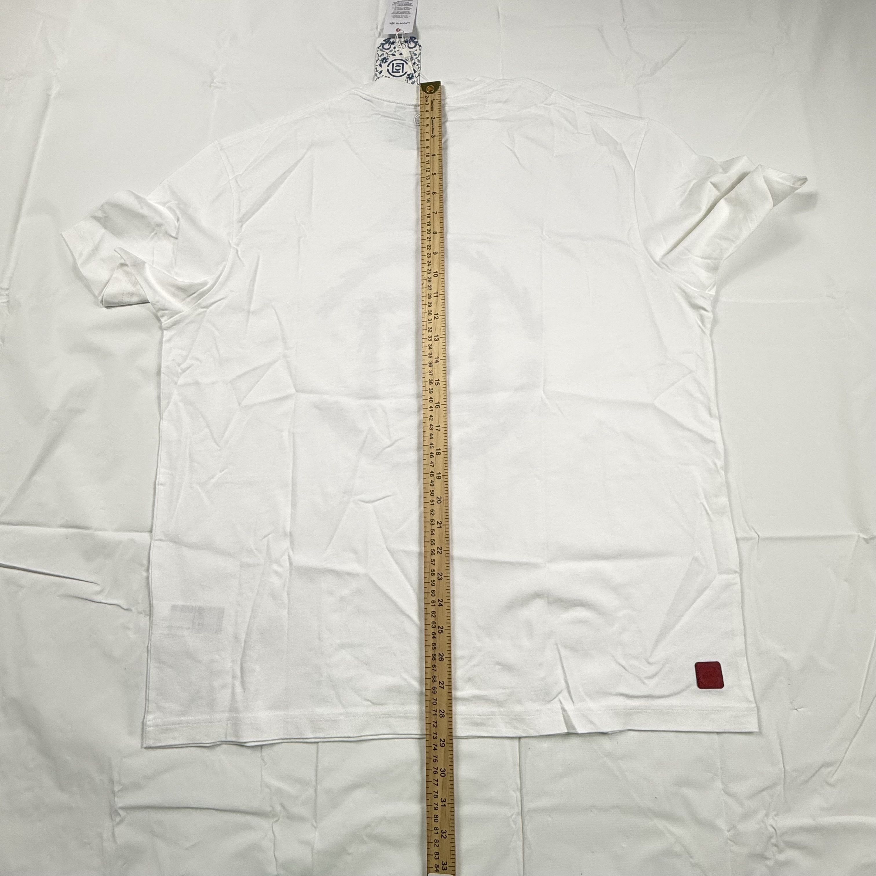CLOT × Lacoste Lacoste x CLOT White Blue Crocodile Graphic T-Shirt XL NEW Size US XL / EU 56 / 4 - 10 Thumbnail