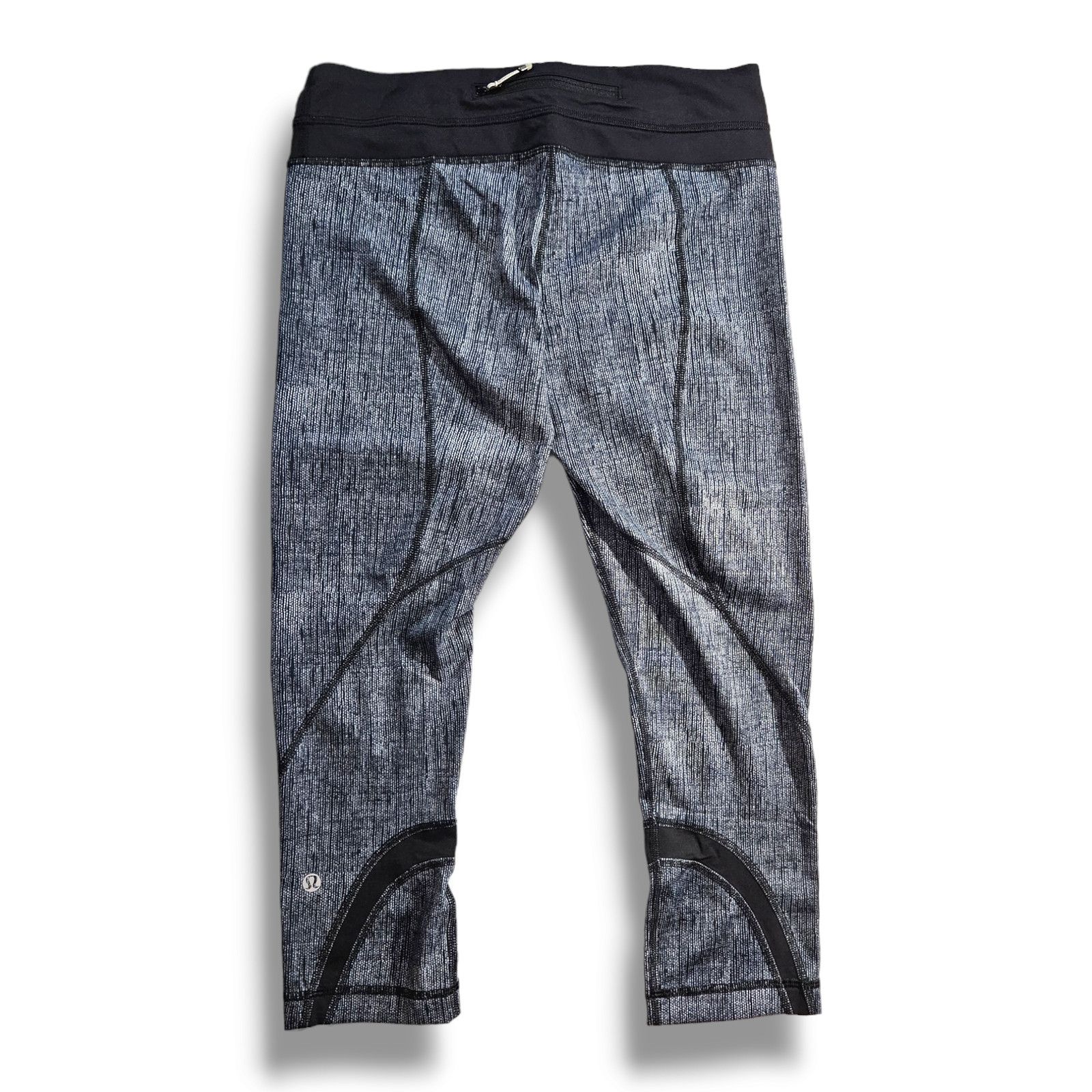 Lululemon EUC Lululemon Run Inspire Crop Pants Sz. 6 Burlap Texture Size 28" / US 6 / IT 42 - 5 Thumbnail