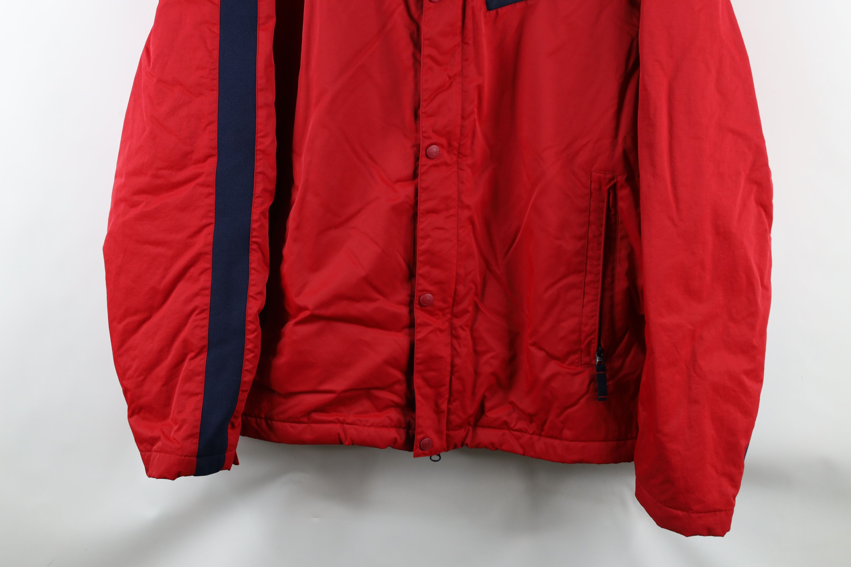 Nautica × Vintage Vintage 90s Nautica Competition Lined Hooded Full Zip Jacket Size US XL / EU 56 / 4 - 3 Thumbnail